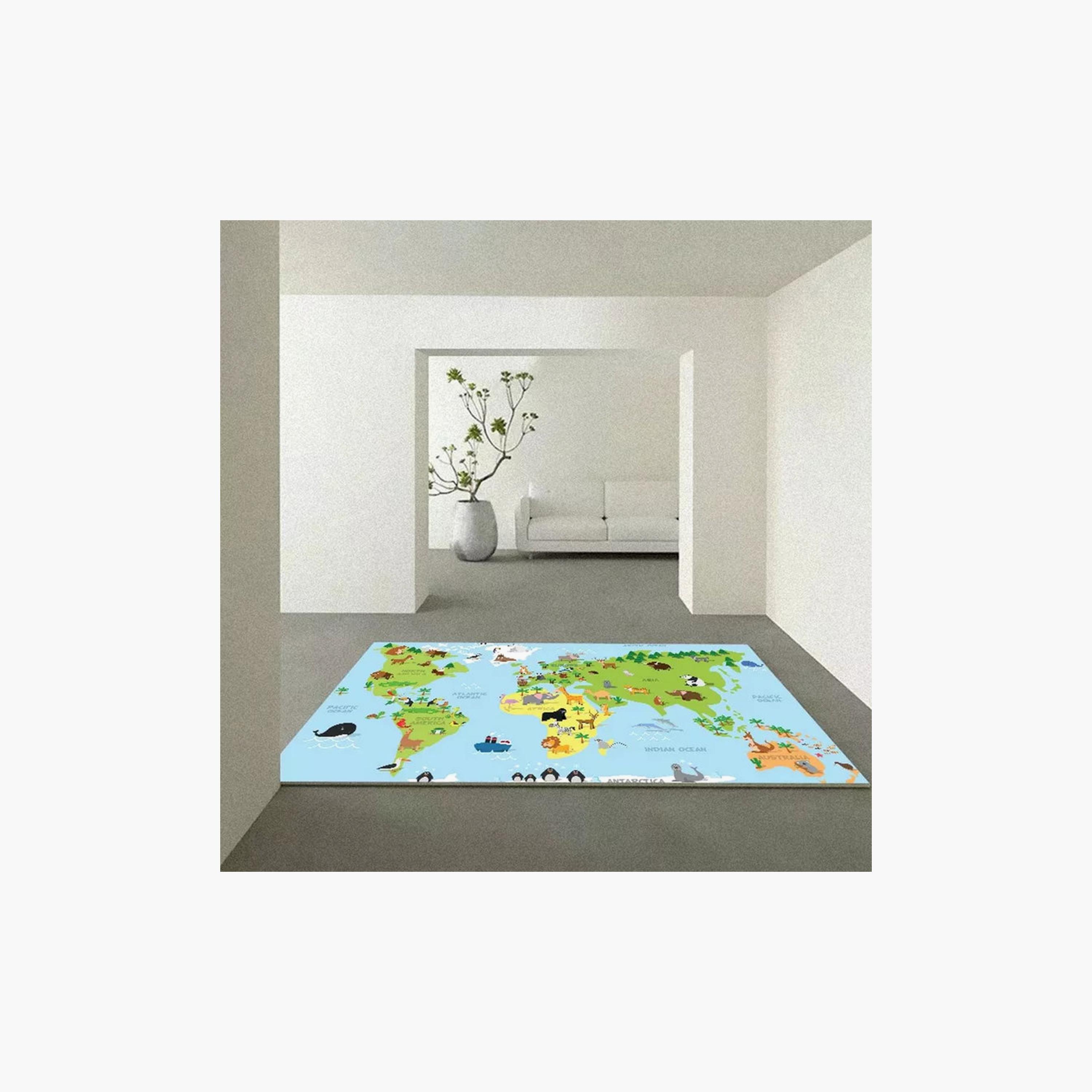   سجادة لغرفة الاطفال من فاكتوري برايس، غابة العالم-baby-nursery-roomdecor-image-3
