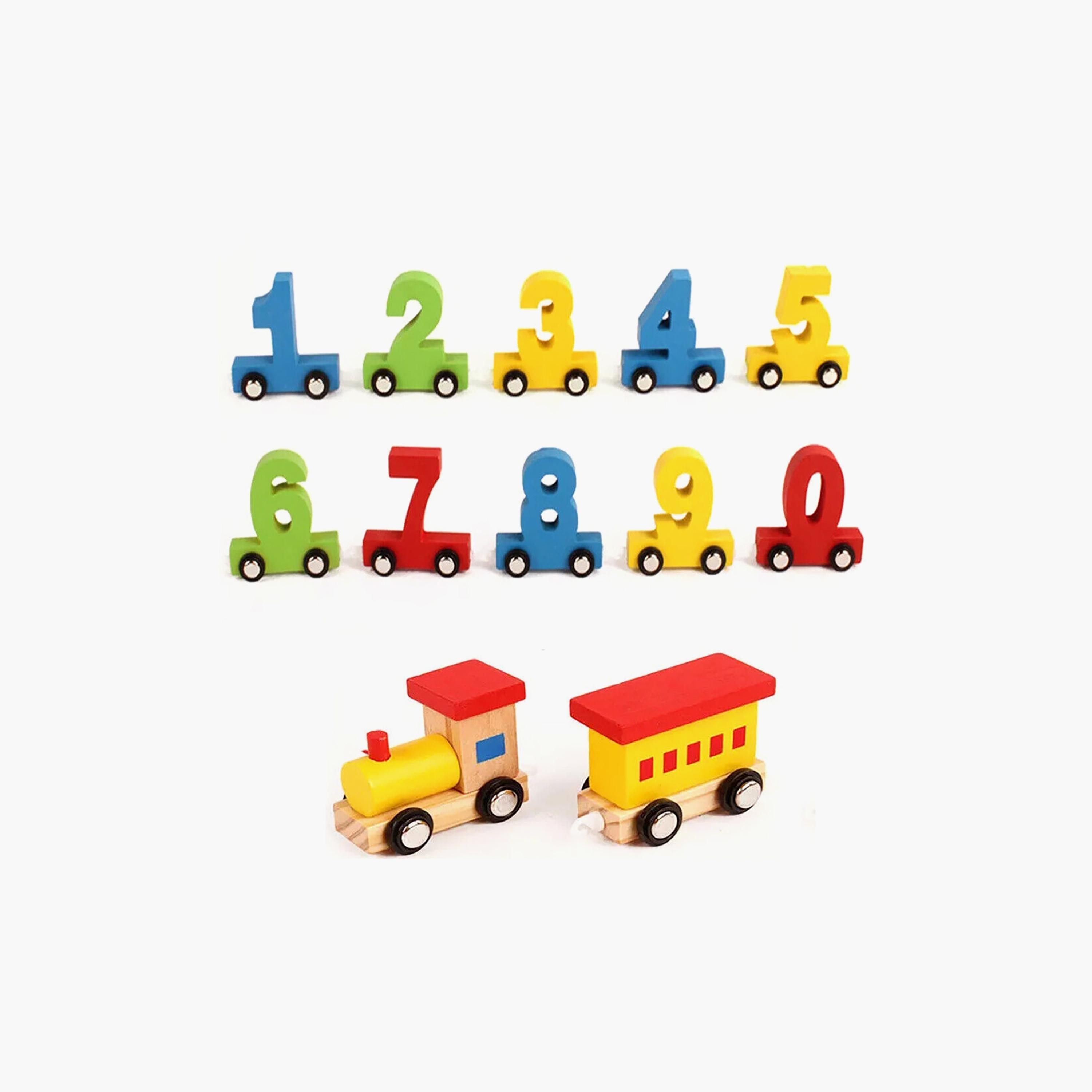  مجموعة قطار أرقام خشبية  11 قطعة من فاكتوري برايس-toys-playfigures-actionplaysets-image-5