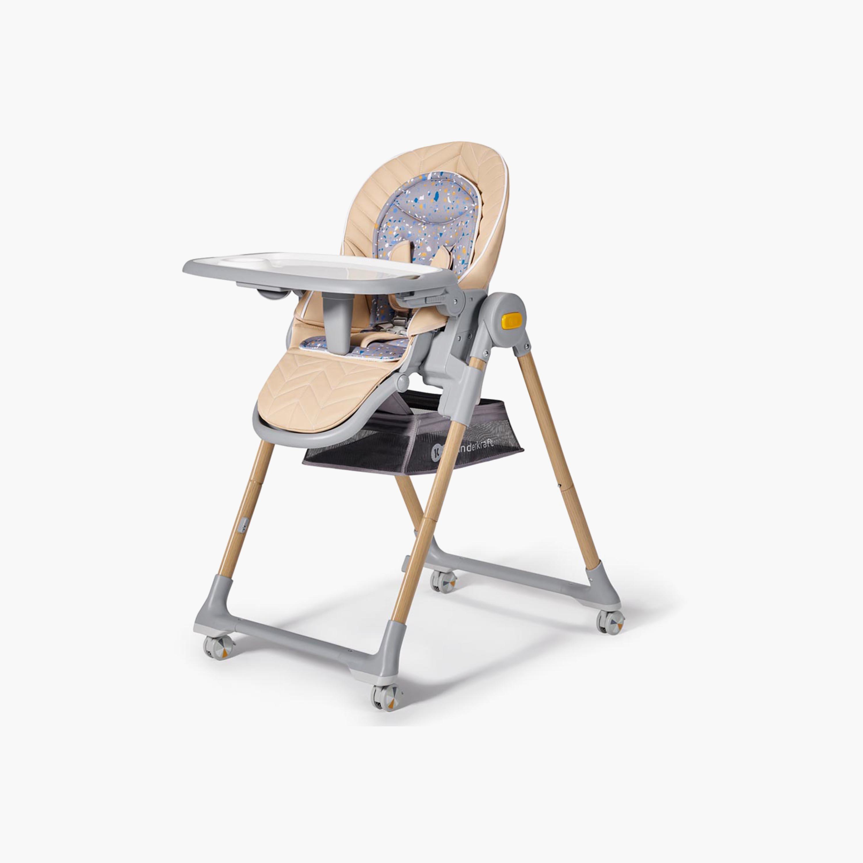 Kinderkraft Lastree Highchair, Wood-baby-feeding-highchairsandboosters-image-2