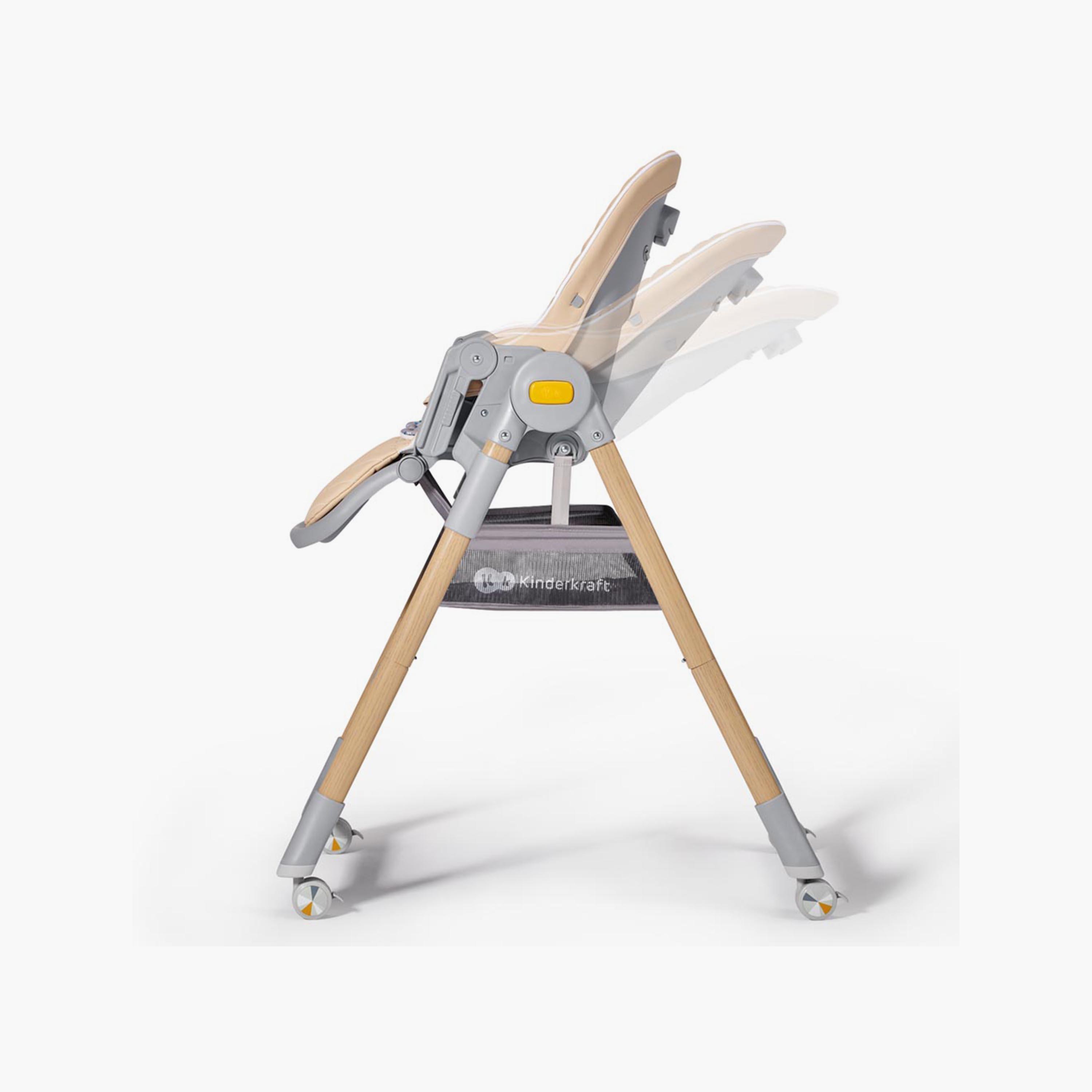 Kinderkraft Lastree Highchair, Wood-baby-feeding-highchairsandboosters-image-5