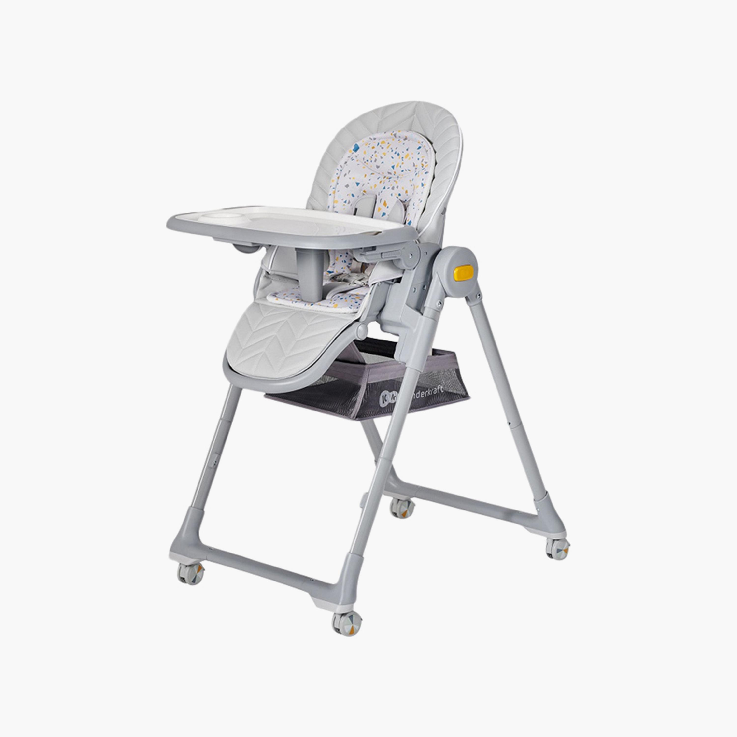 Kinderkraft Lastree Highchair, Grey-baby-feeding-highchairsandboosters-image-1