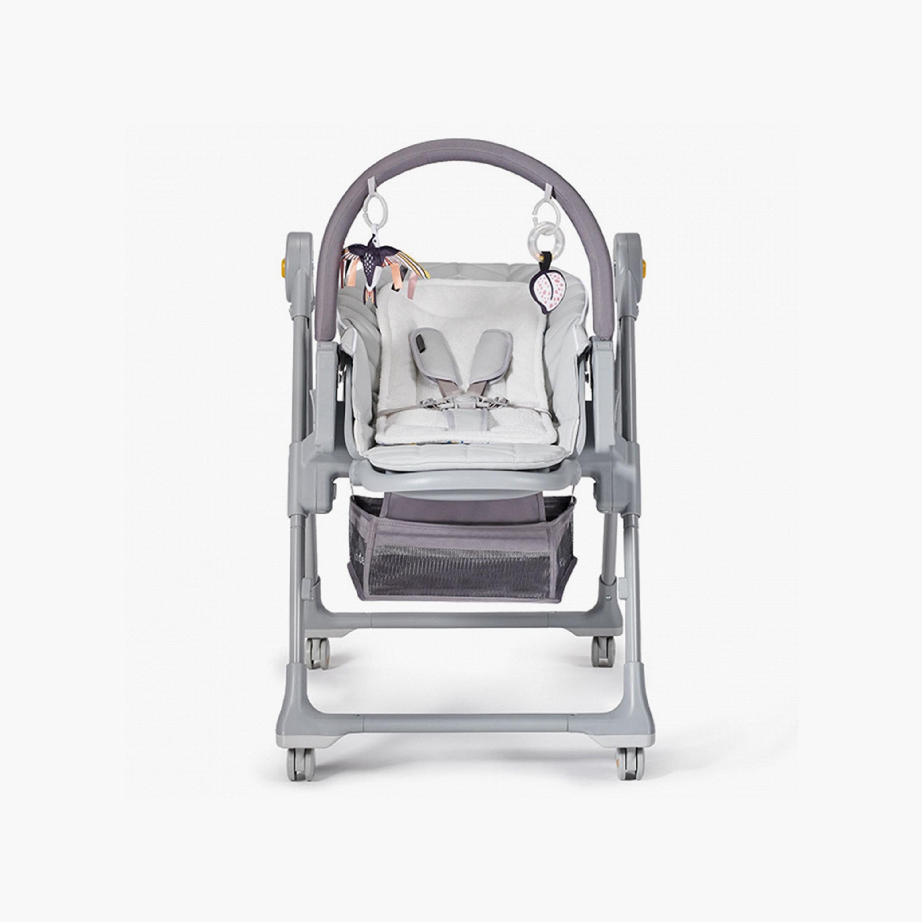 Kinderkraft Lastree Highchair, Grey-baby-feeding-highchairsandboosters-image-4