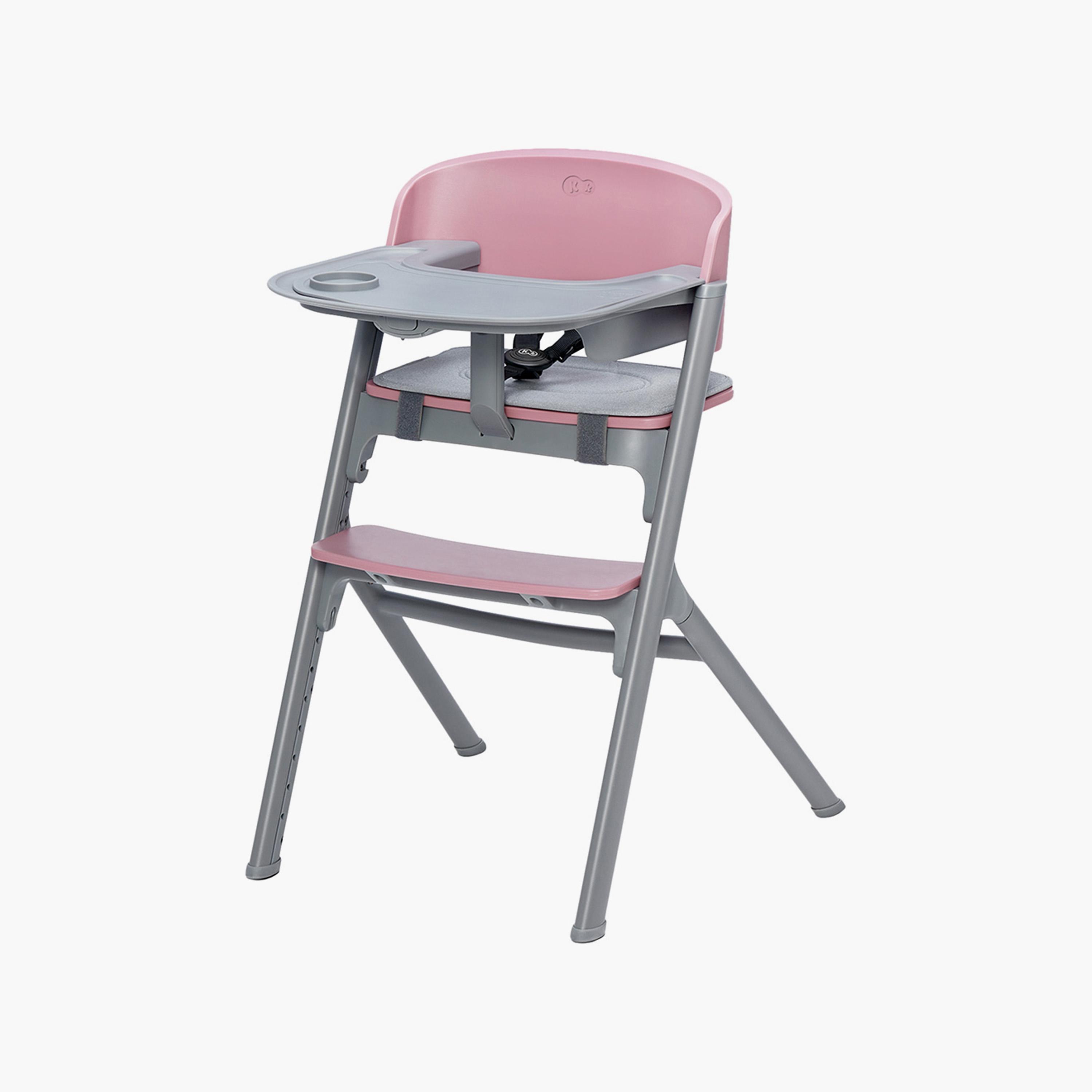 Kinderkraft Livy High Chair, Aster Pink-baby-feeding-highchairsandboosters-image-1