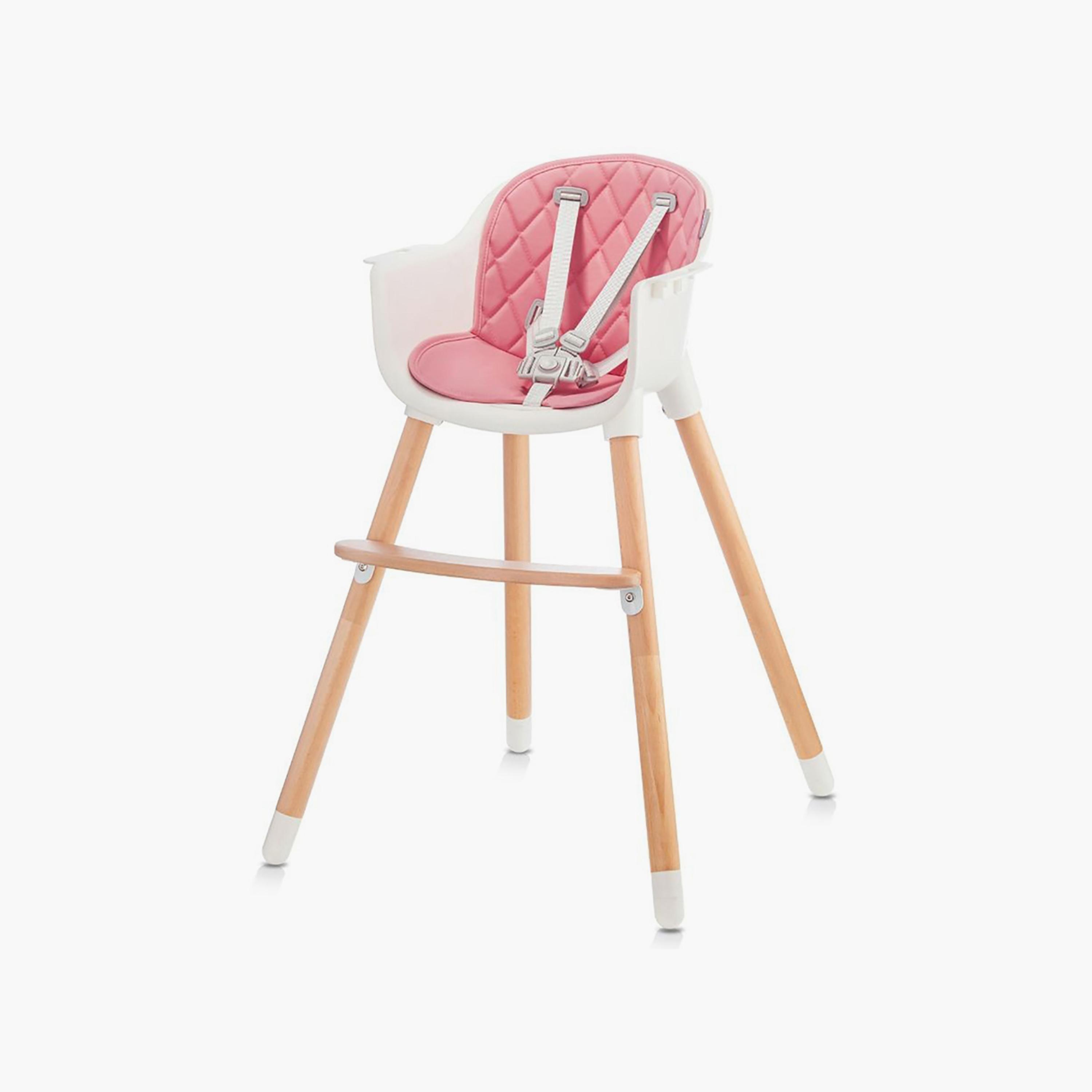 Kinderkraft Sienna High Chair, Pink-baby-feeding-highchairsandboosters-image-4