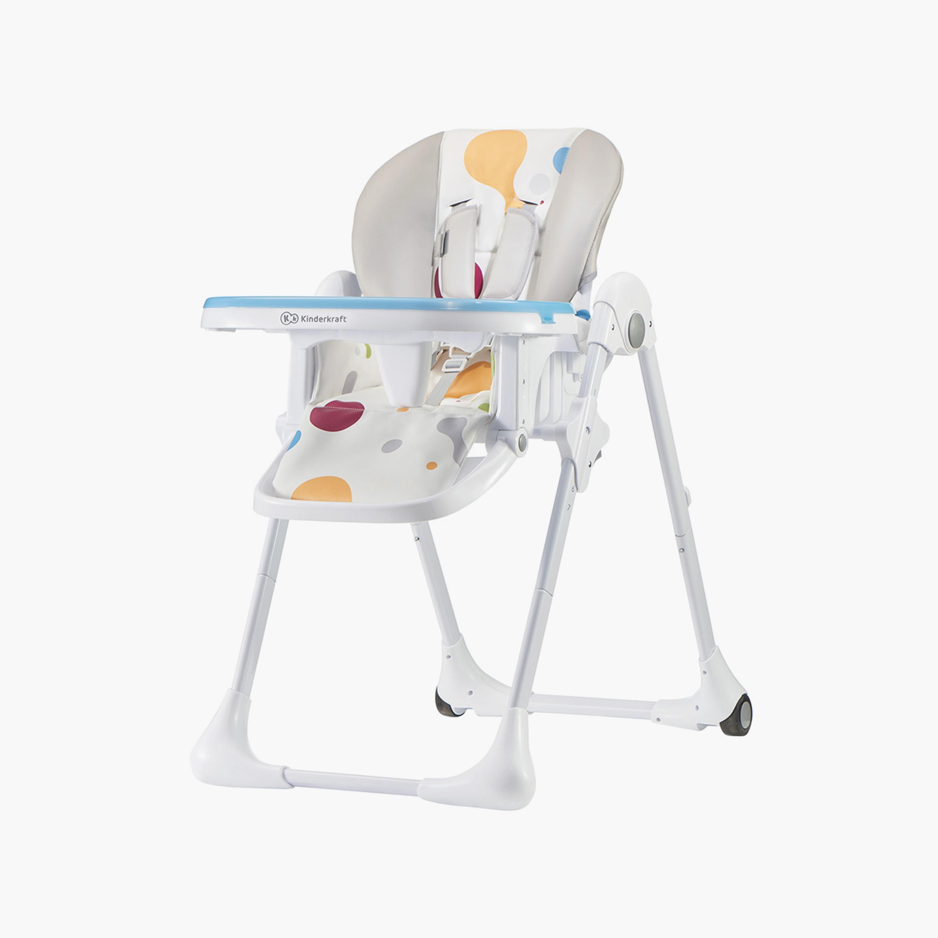 Kinderkraft Yummy High Chair, Dots-baby-feeding-highchairsandboosters-image-1