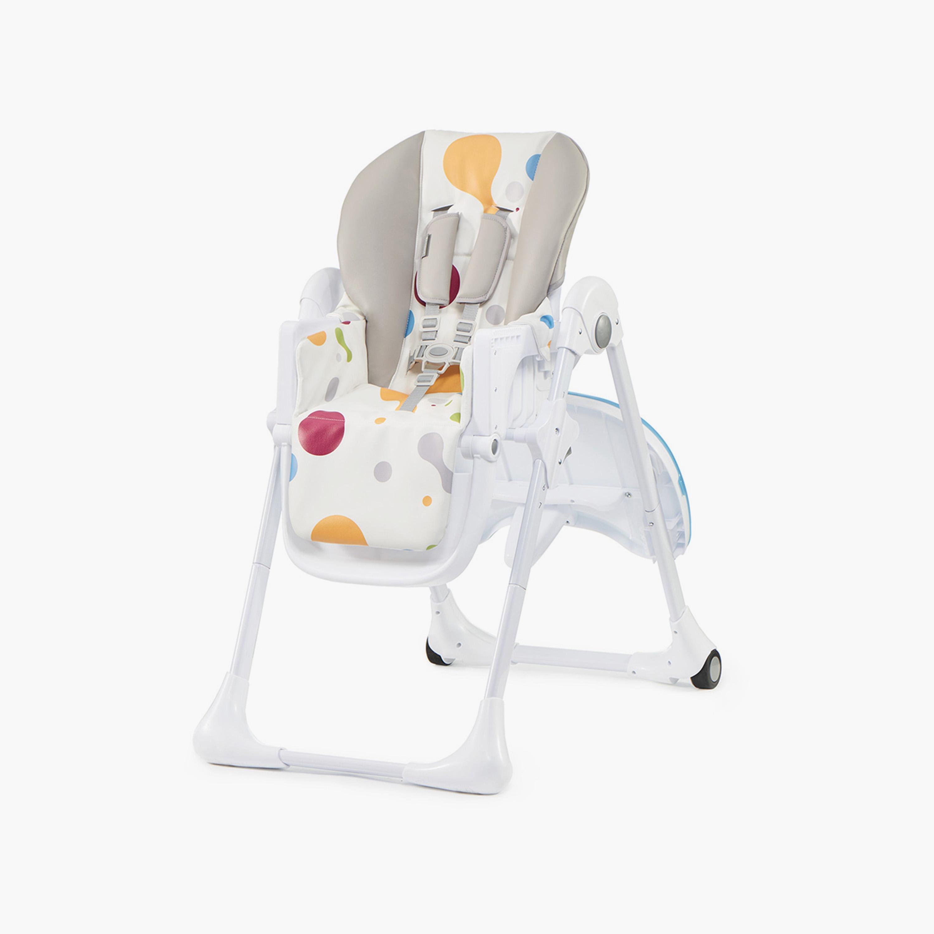 Kinderkraft Yummy High Chair, Dots-baby-feeding-highchairsandboosters-image-2