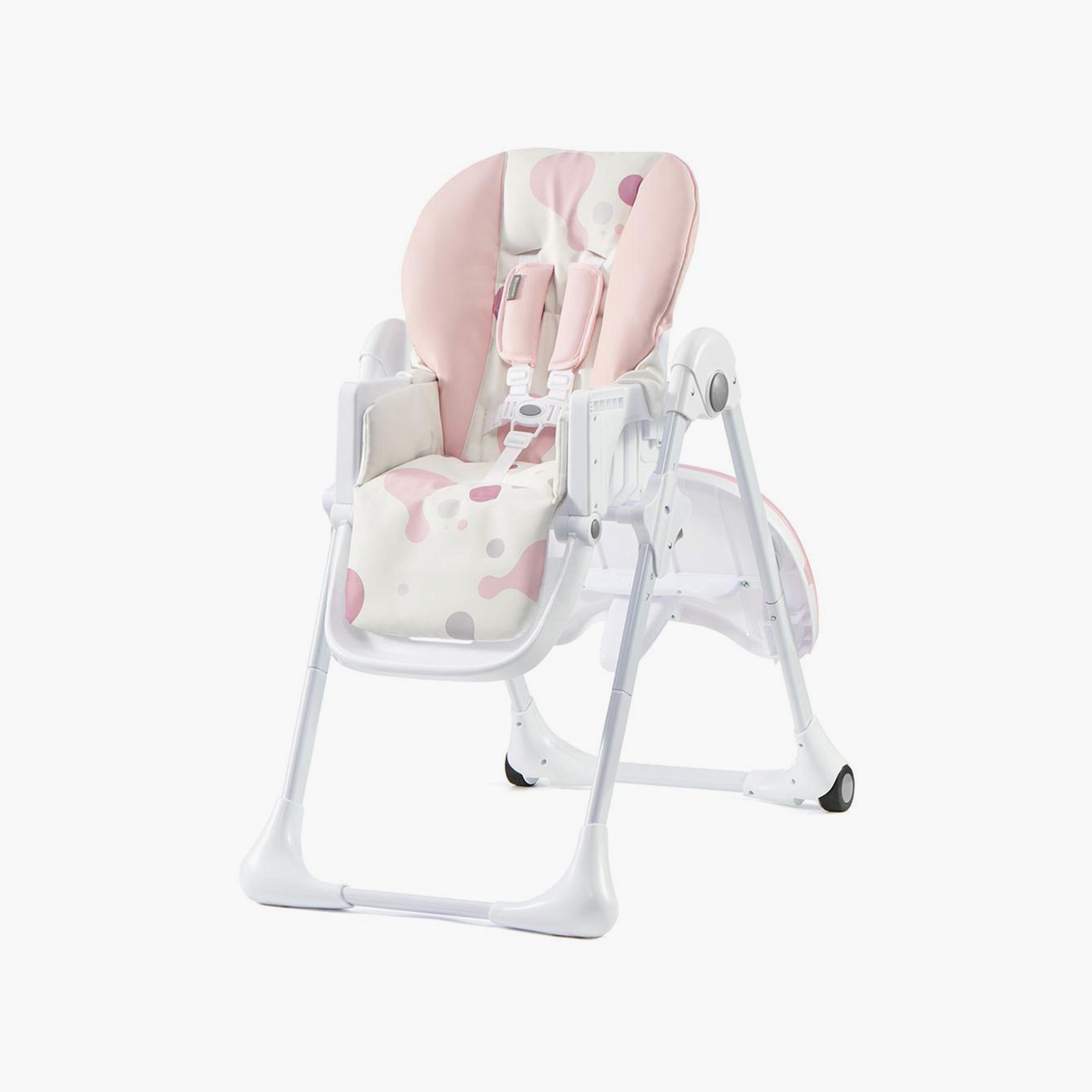 Kinderkraft Yummy High Chair, Pink-baby-feeding-highchairsandboosters-image-2