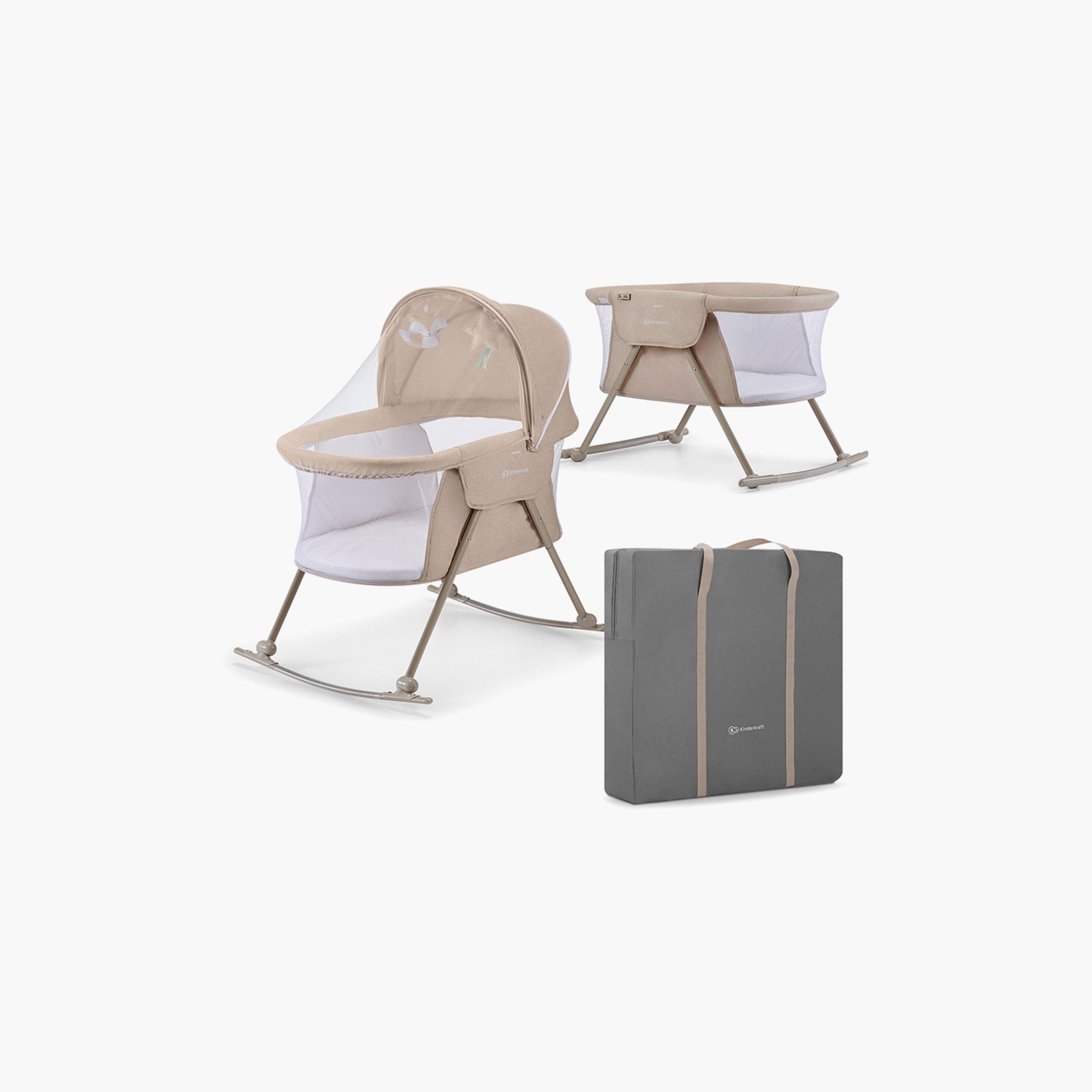 Kinderkraft Lovi Baby Cot/Cradle-baby-nursery-furniture-cribsandbeds-bassinets-image-2
