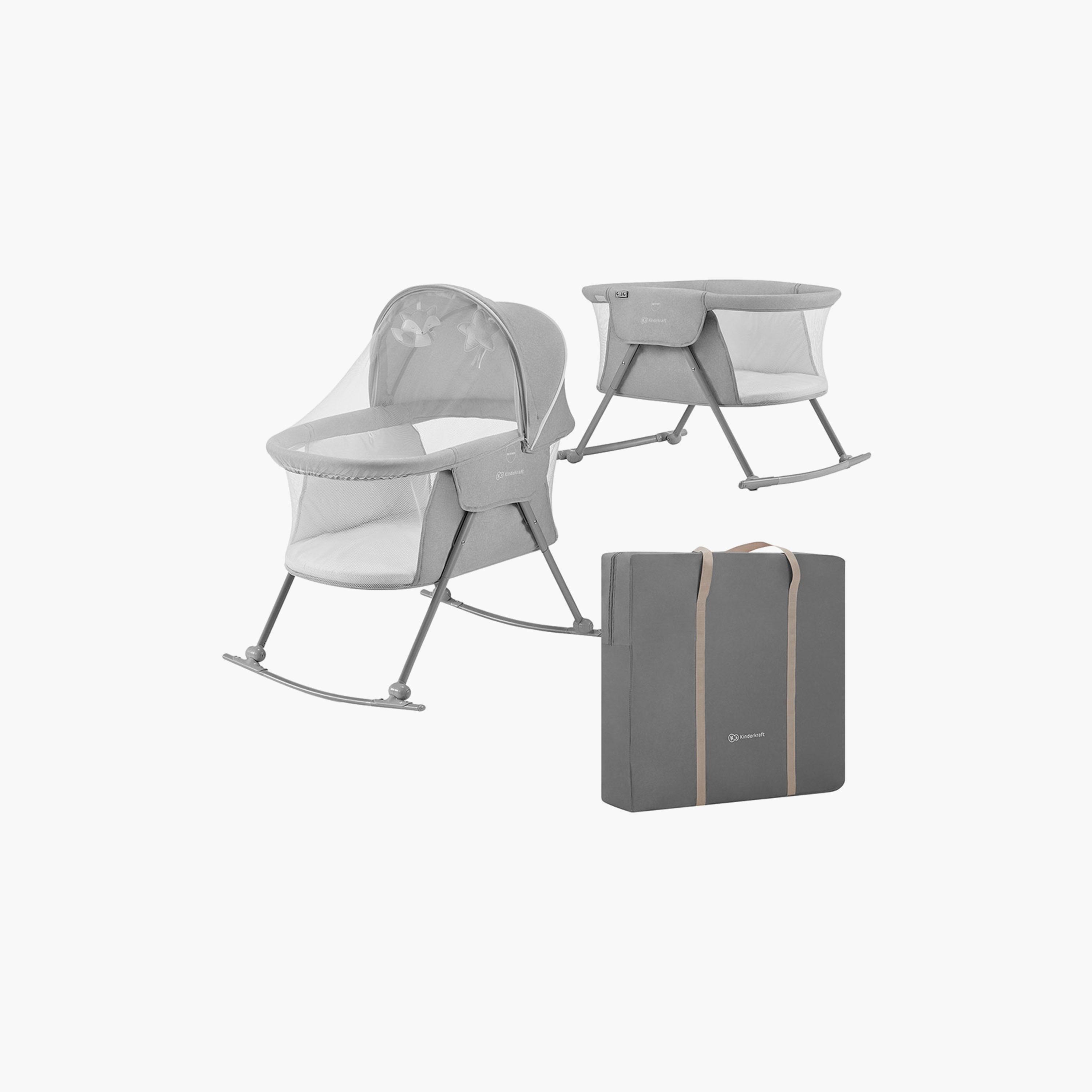 Kinderkraft Lovi Baby Cot/Cradle-baby-nursery-furniture-cribsandbeds-bassinets-image-1