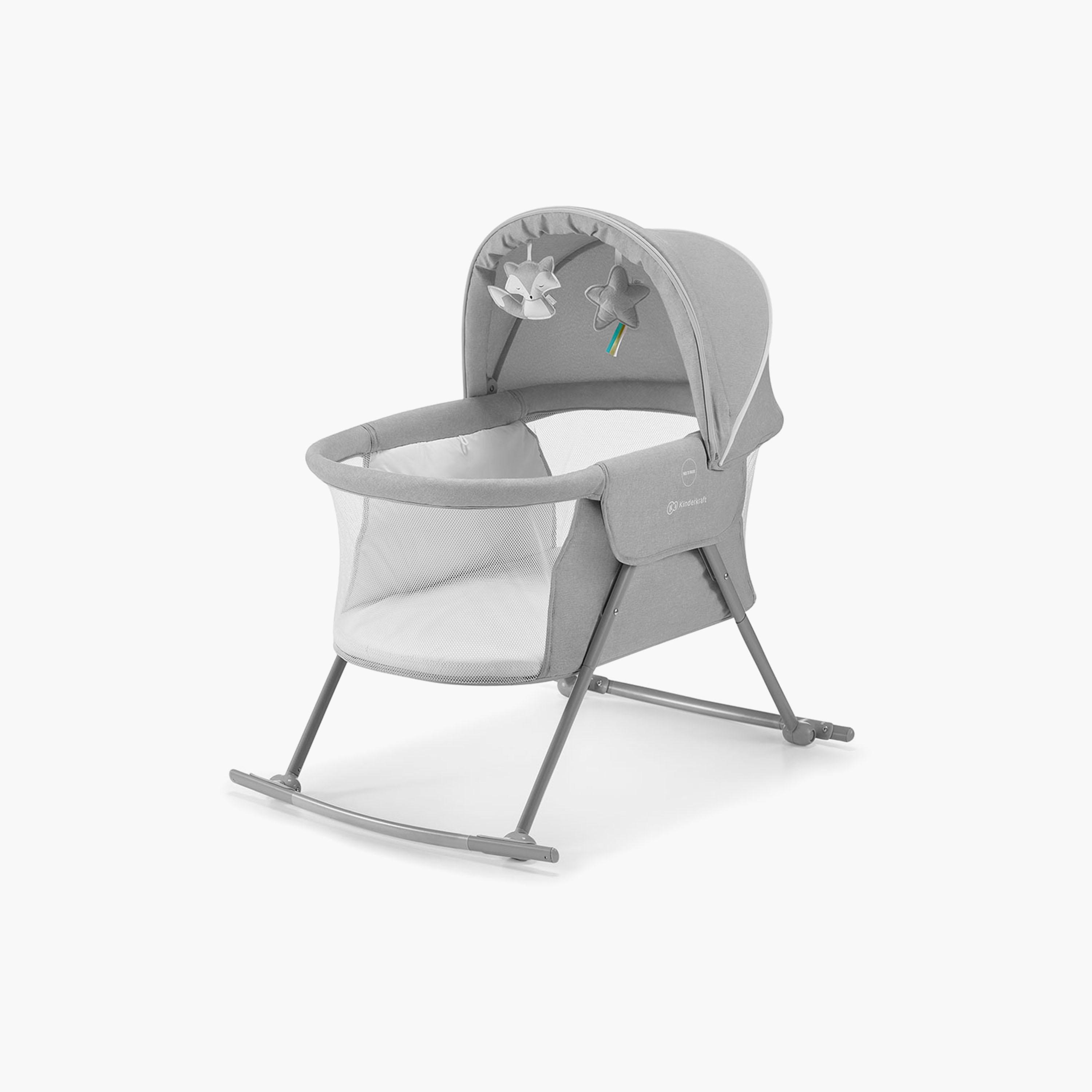Kinderkraft Lovi Baby Cot/Cradle-baby-nursery-furniture-cribsandbeds-bassinets-image-2