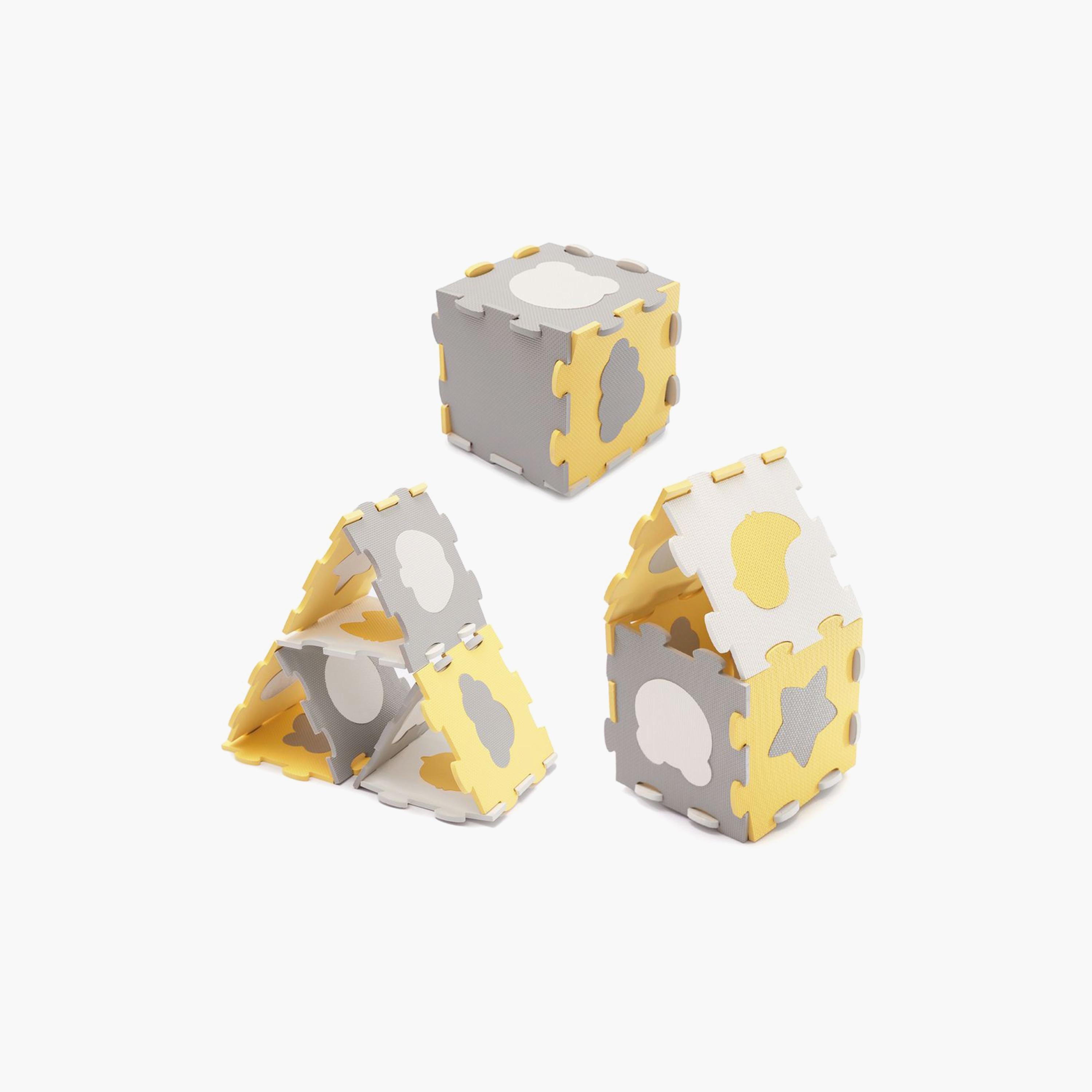 Kinderkraft 30-Piece Puzzle Luno Shapes Mat-baby-infantactivity-playpensandplaymats-image-3