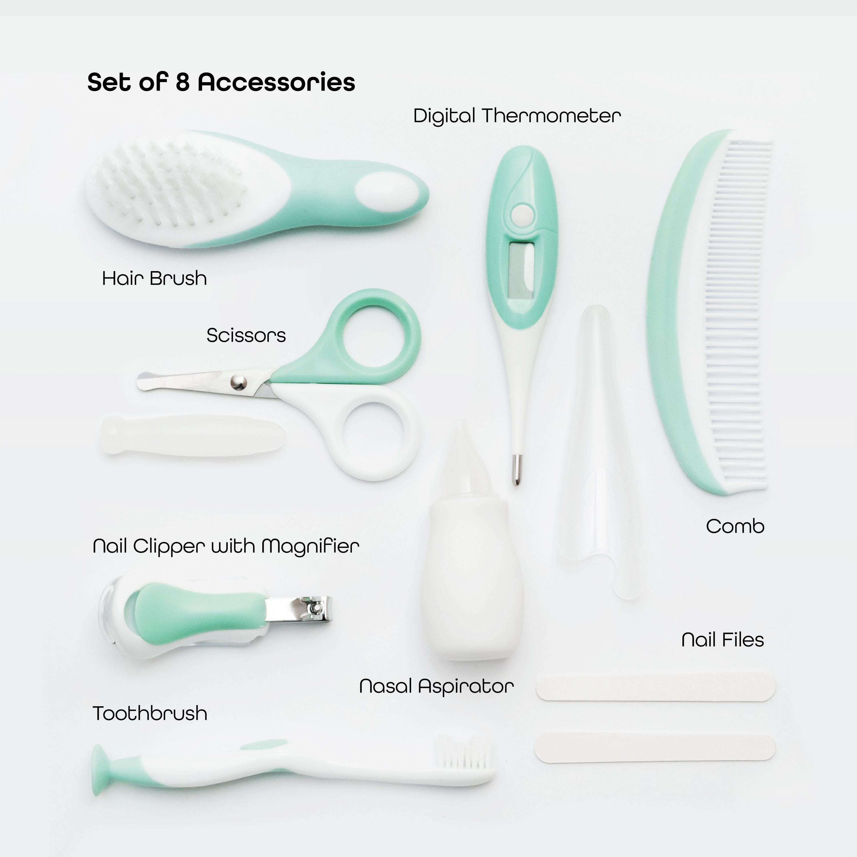 Moon Baby Grooming Kit with 10-Piece Disposable Changing Mat -baby-bathandcare-hairbodyskincare-image-2