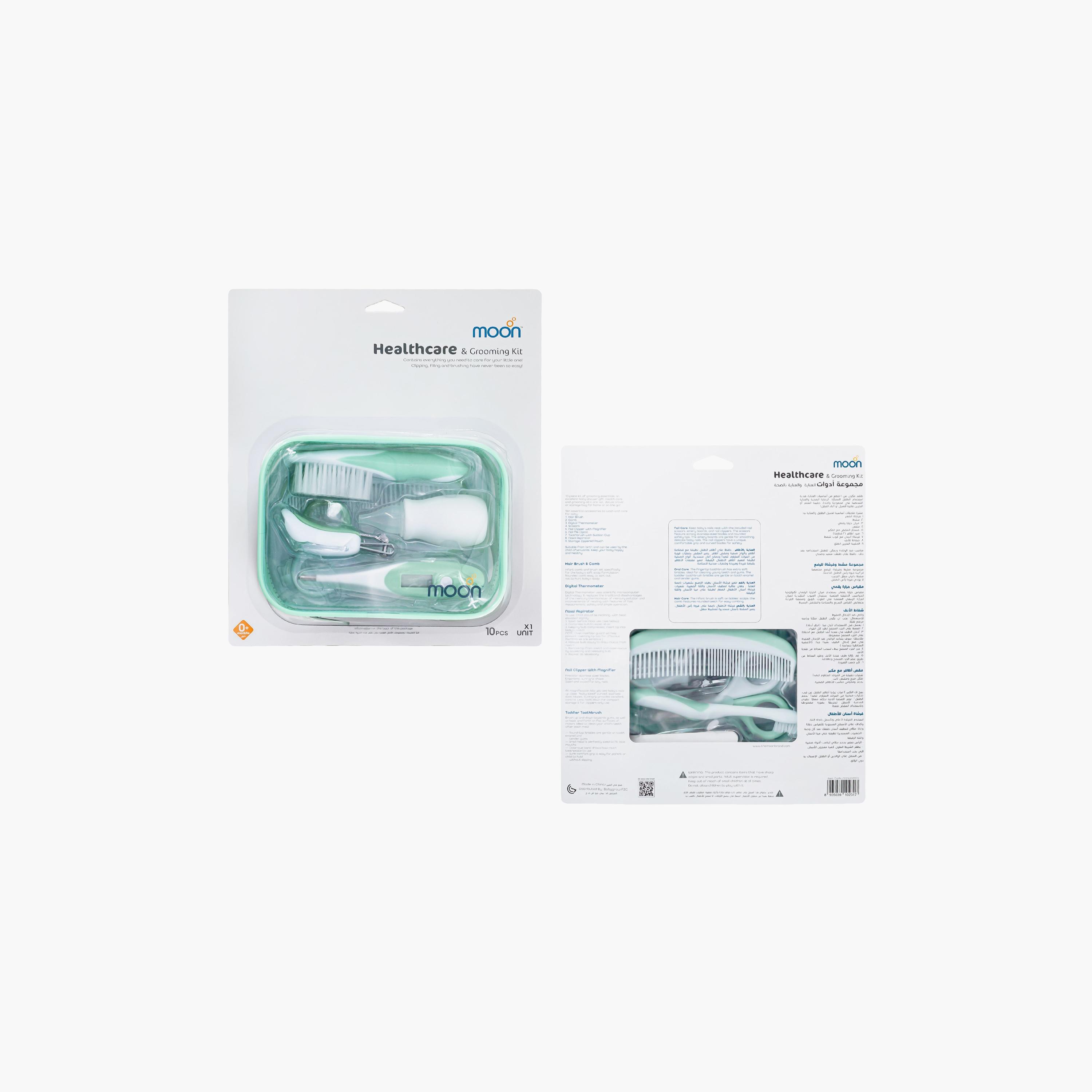 Moon Baby Grooming Kit with 10-Piece Disposable Changing Mat -baby-bathandcare-hairbodyskincare-image-4