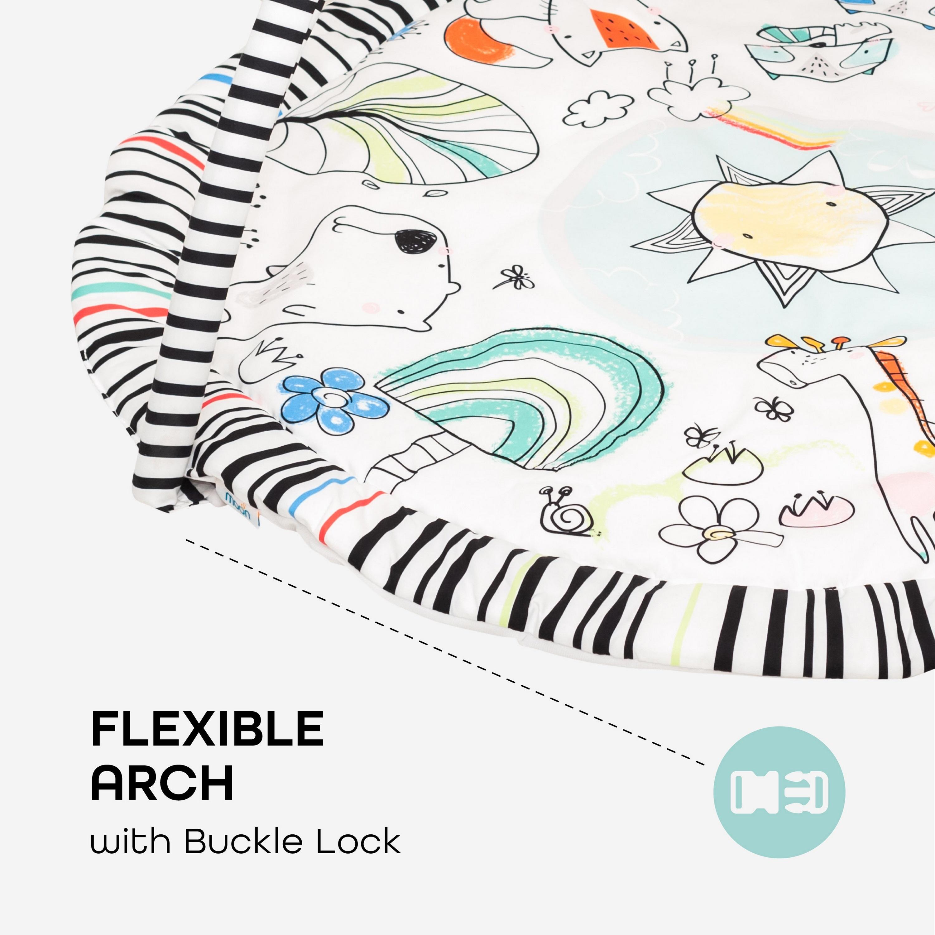 Moon Perky Playmat, Paradise Play with 10-Piece Disposable Changing Mat -baby-infantactivity-playpensandplaymats-image-5