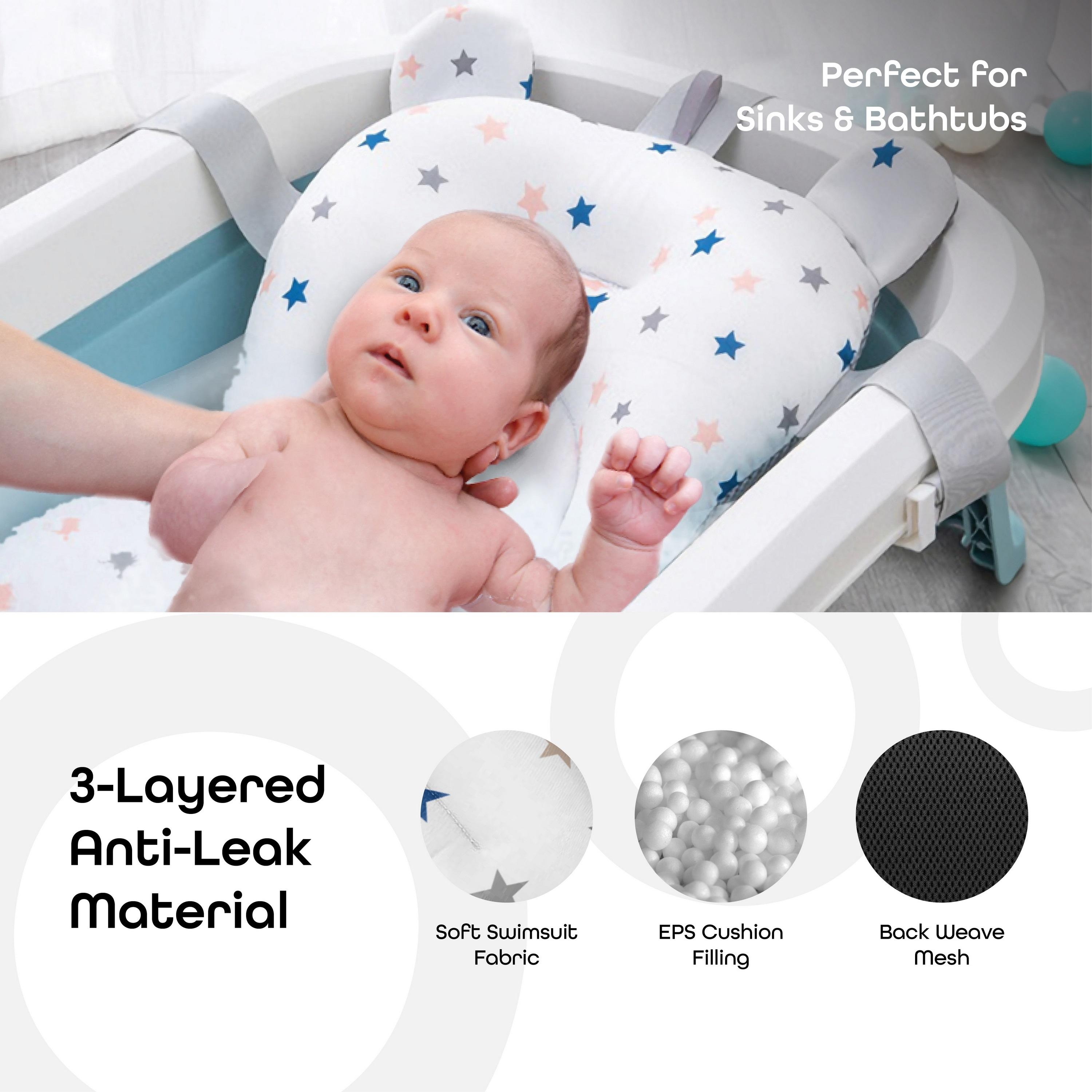 وسادة استحمام للأطفال مضادة للأنزلاق من موون، نجمة مع ألعاب استحمام-baby-bathandcare-bathtubs-image-2