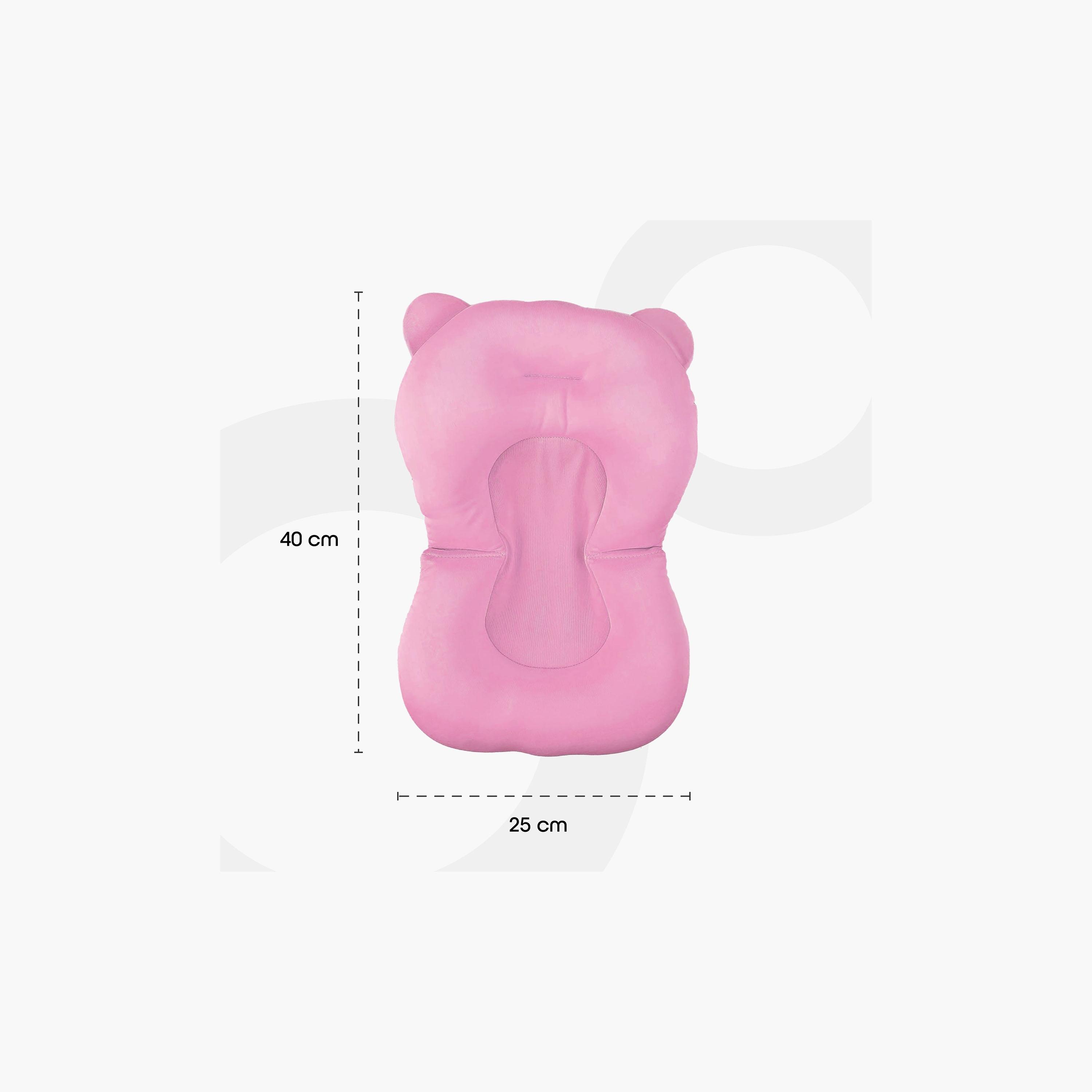 Moon Anti-Slip Baby Bath Pad, Pink with Bath Toys-baby-bathandcare-bathtubs-image-5