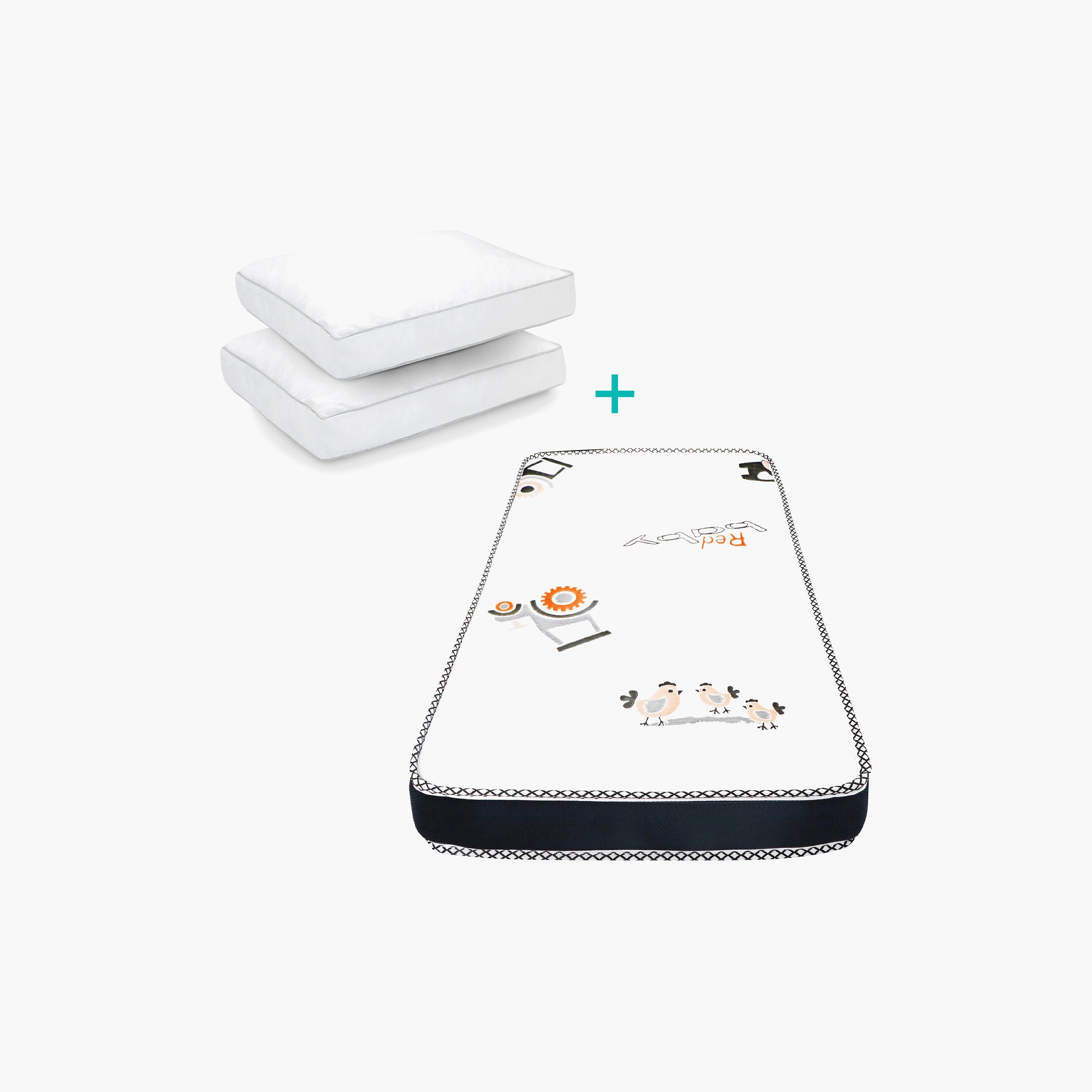 Moon Kids Cozy Mattresses, Printed with 2-Piece Toddler Pillow Set-baby-nursery-mattresses-image-1