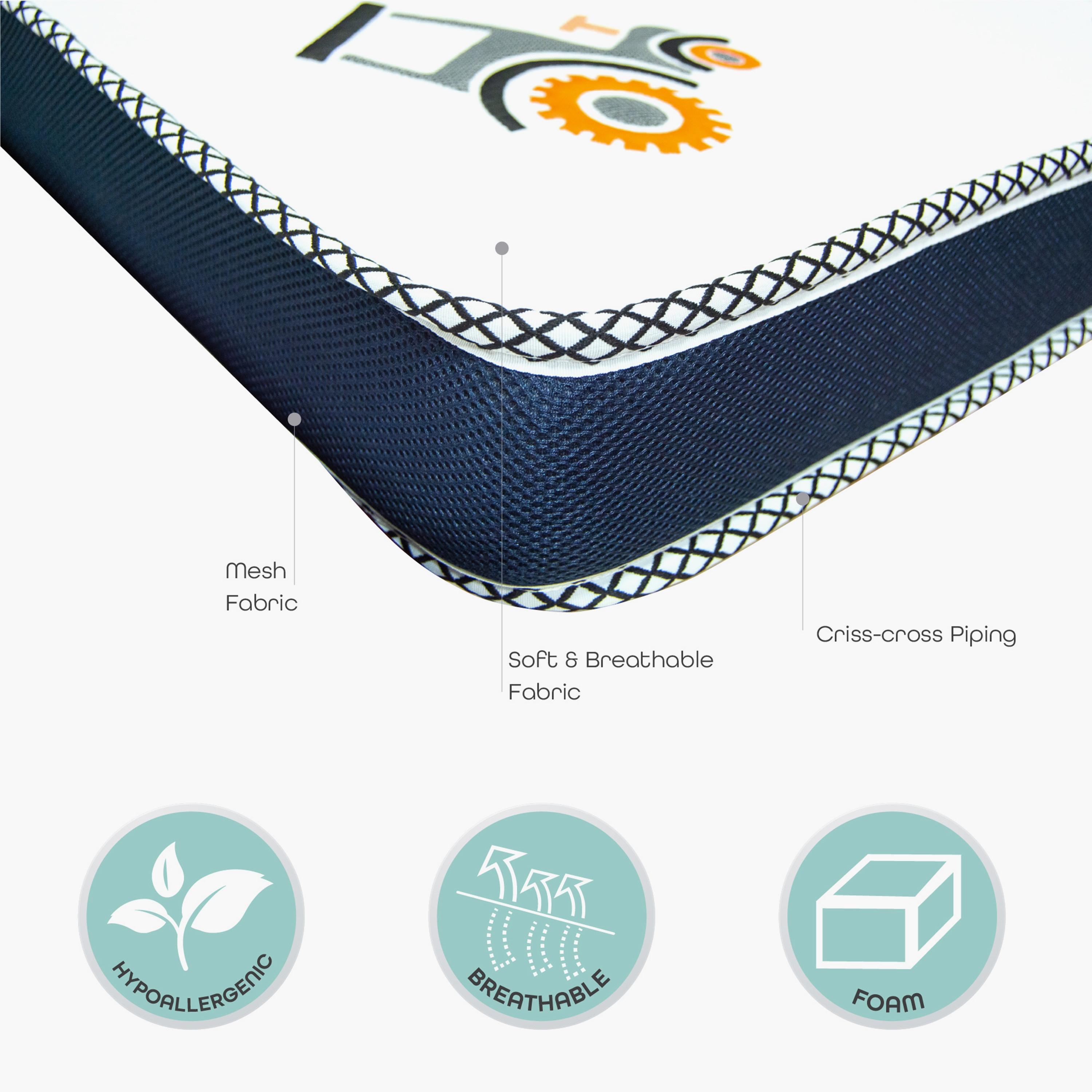 Moon Kids Cozy Mattresses, Printed with 2-Piece Toddler Pillow Set-baby-nursery-mattresses-image-4
