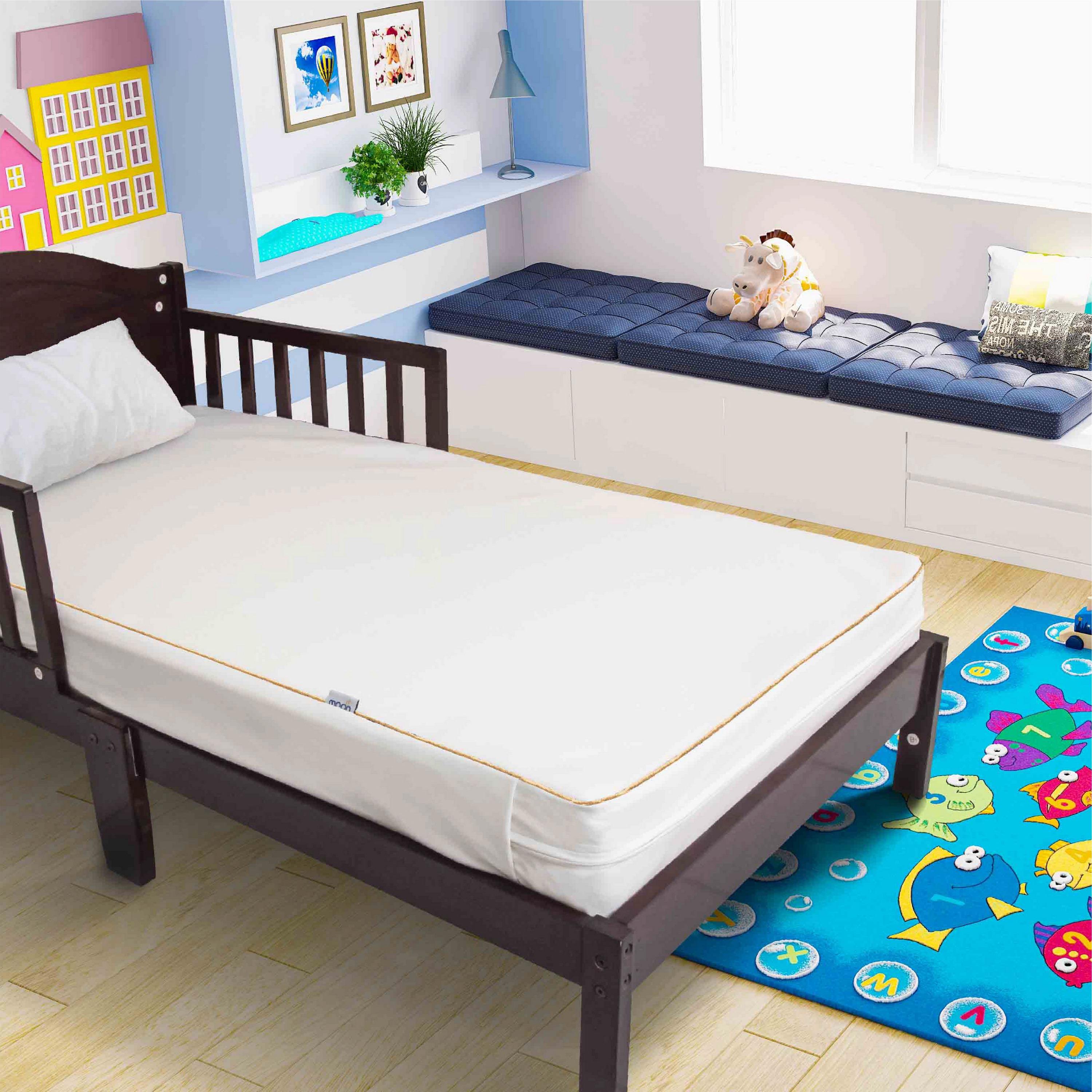 Moon Ventiflow Mattress, 120 x 60 x 10 cm with 2-Piece Toddler Pillow Set-baby-nursery-mattresses-image-5