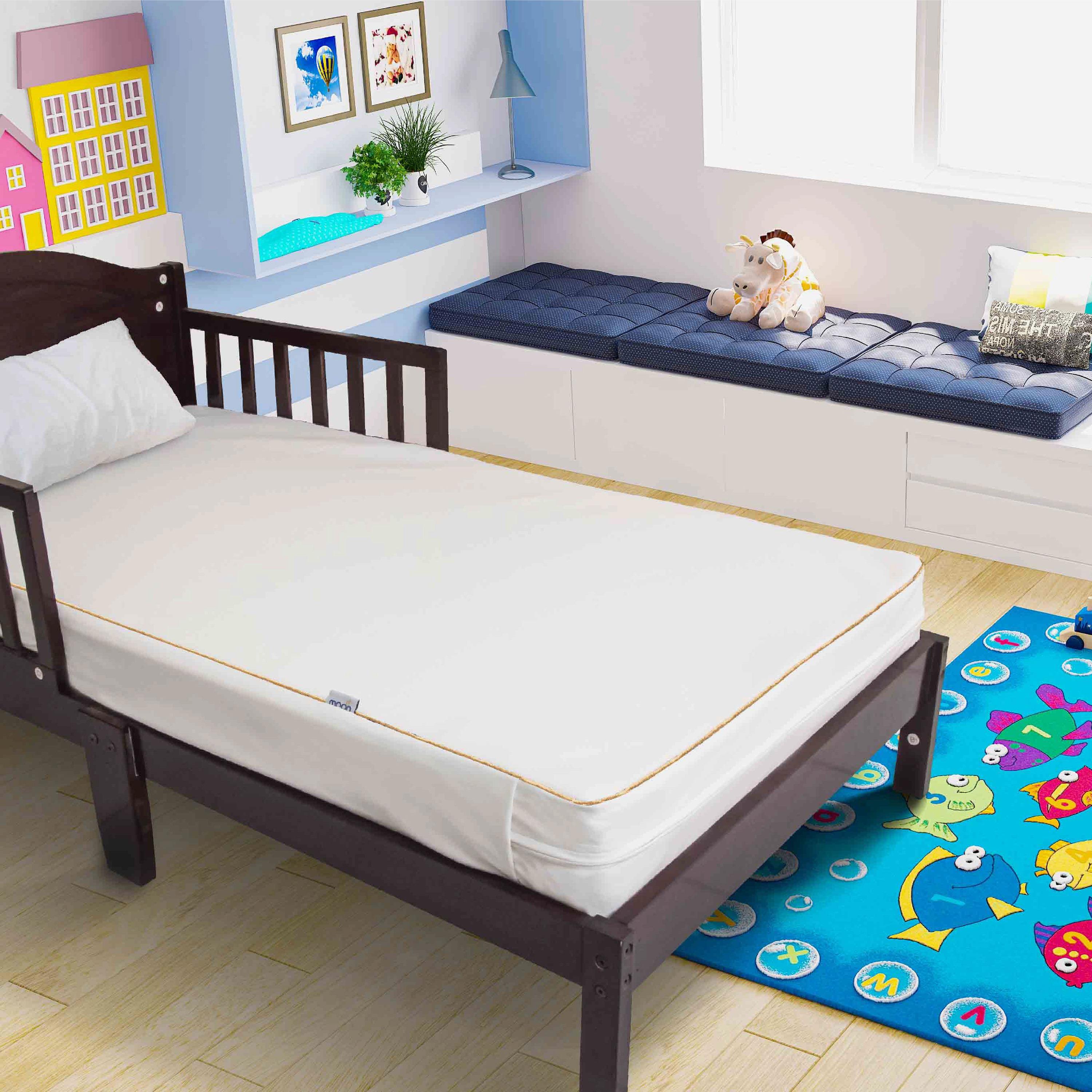 Moon Ventiflow Mattress, 140 x 70 x 10 cm with 2-Piece Toddler Pillow Set-baby-nursery-mattresses-image-5