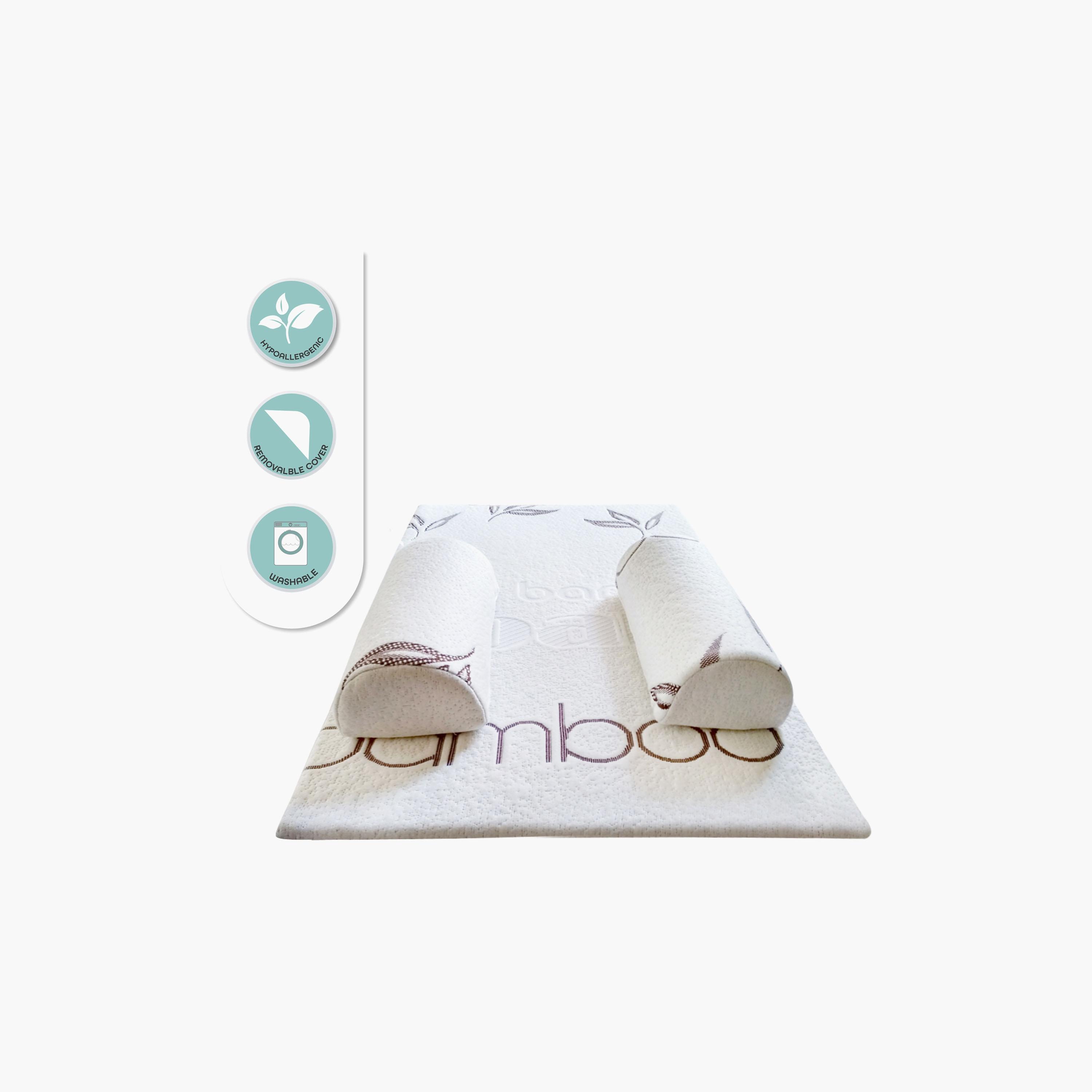 Moon Feeding Pillow with Bamboo Rayon, Printed and Sleep Positioner-baby-feeding-breastfeedingandcare-image-3