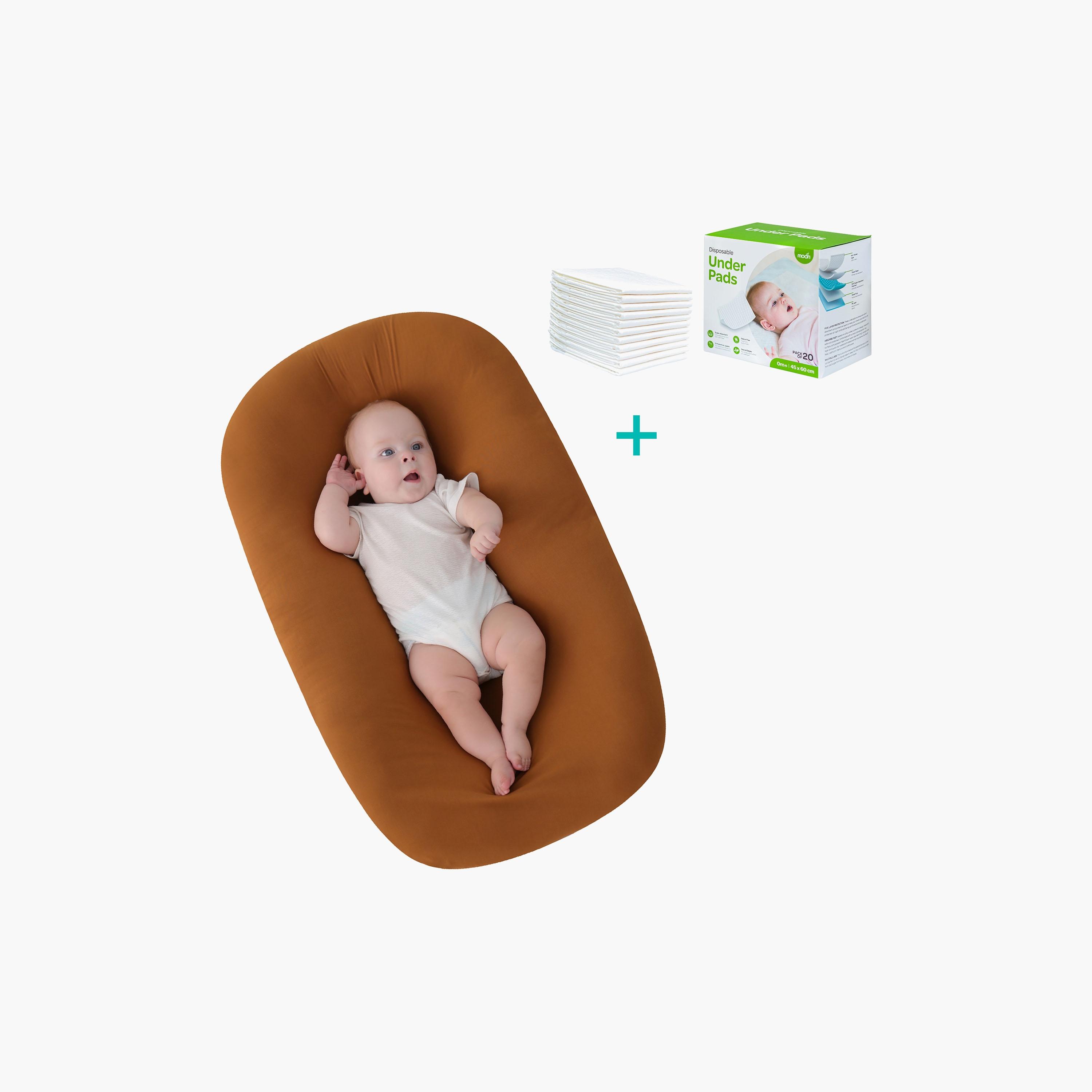 Moon Baby Lounger with 20-Piece Disposable Under Pads-baby-nursery-babybedding-image-1