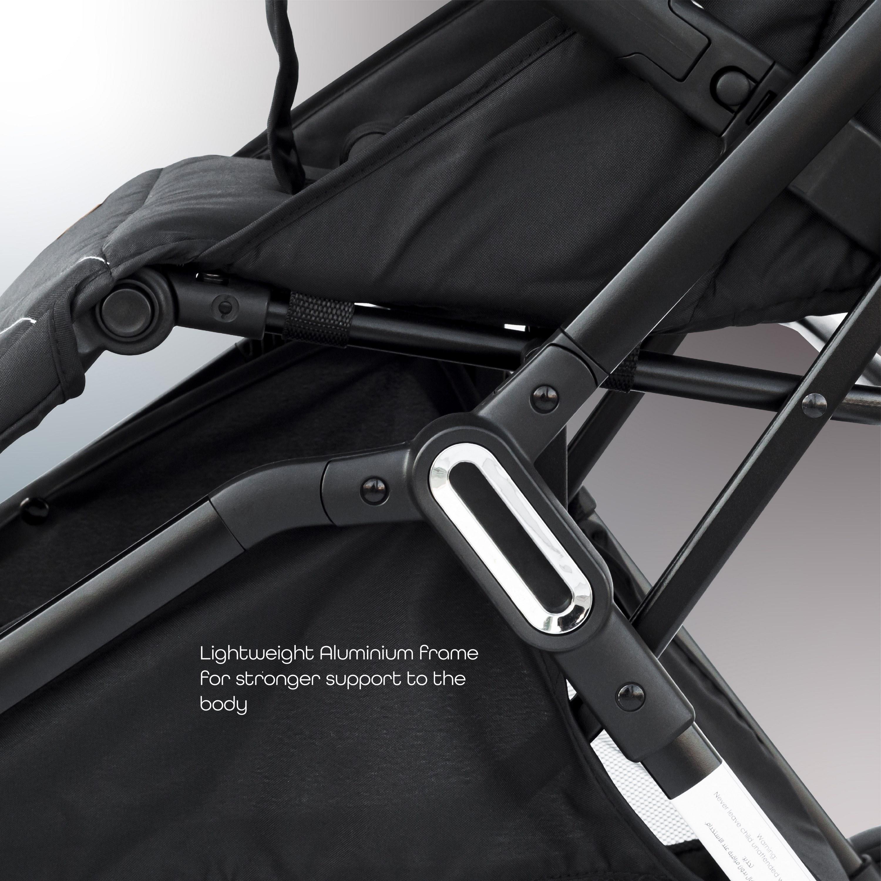 Moon Pronto Autofold stroller, Leaf Pattern with LUCA Diaper Backpack and 10-Piece Disposable Changing Mat -baby-gear-strollersandprams-strollers-image-5