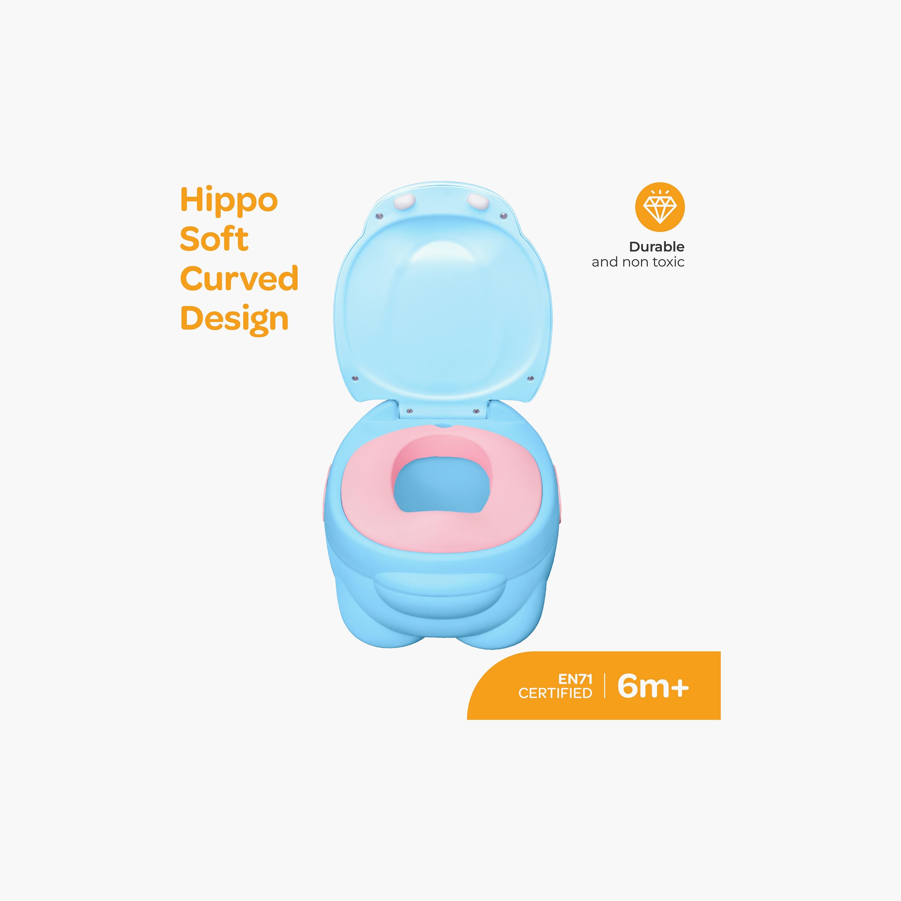 Moon Hippo Baby Potty Seat with PU Cushion-baby-diapering-pottytraining-image-2