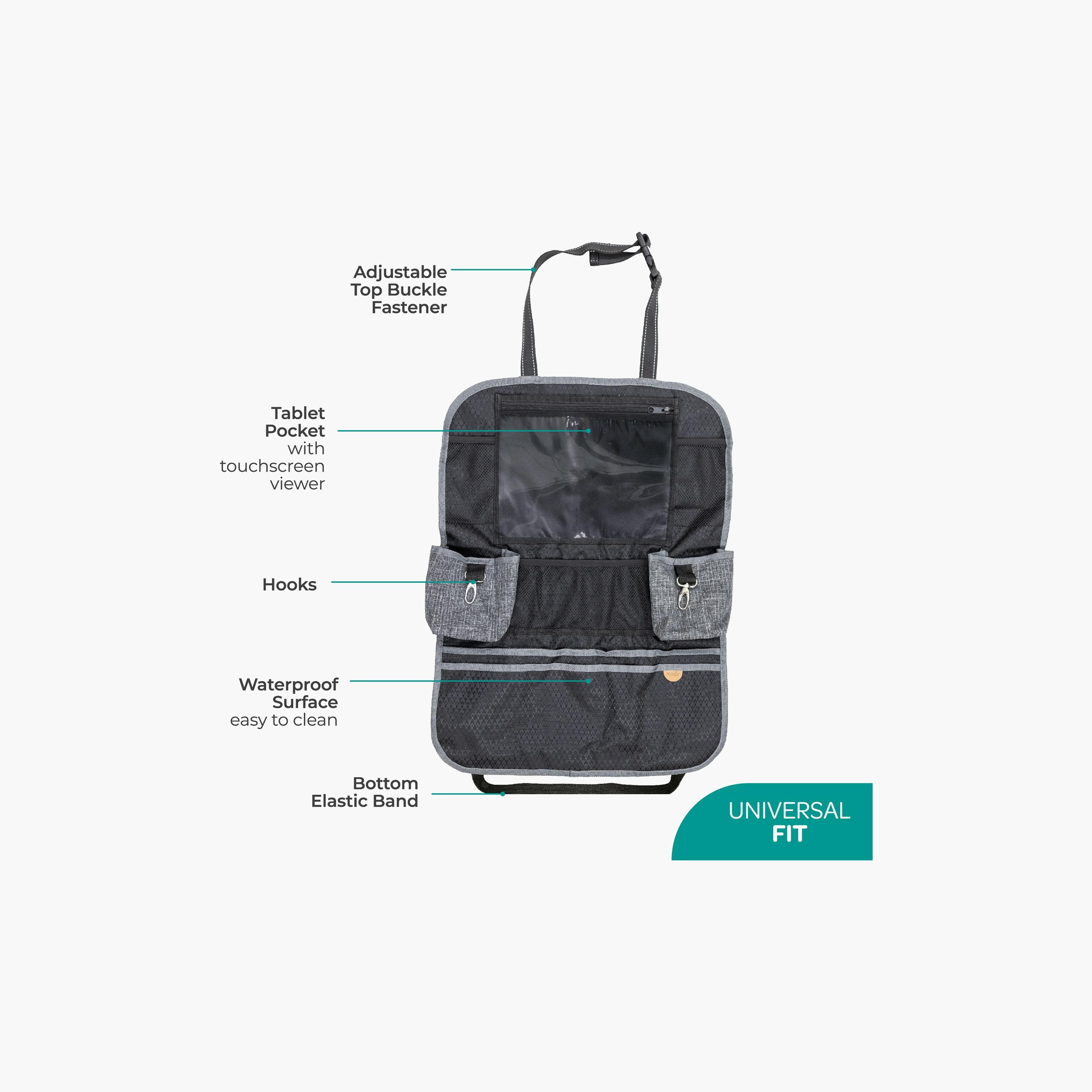 Moon Back Seat Organizer with 9 Multifunctional Pockets-baby-gear-carseats-image-2