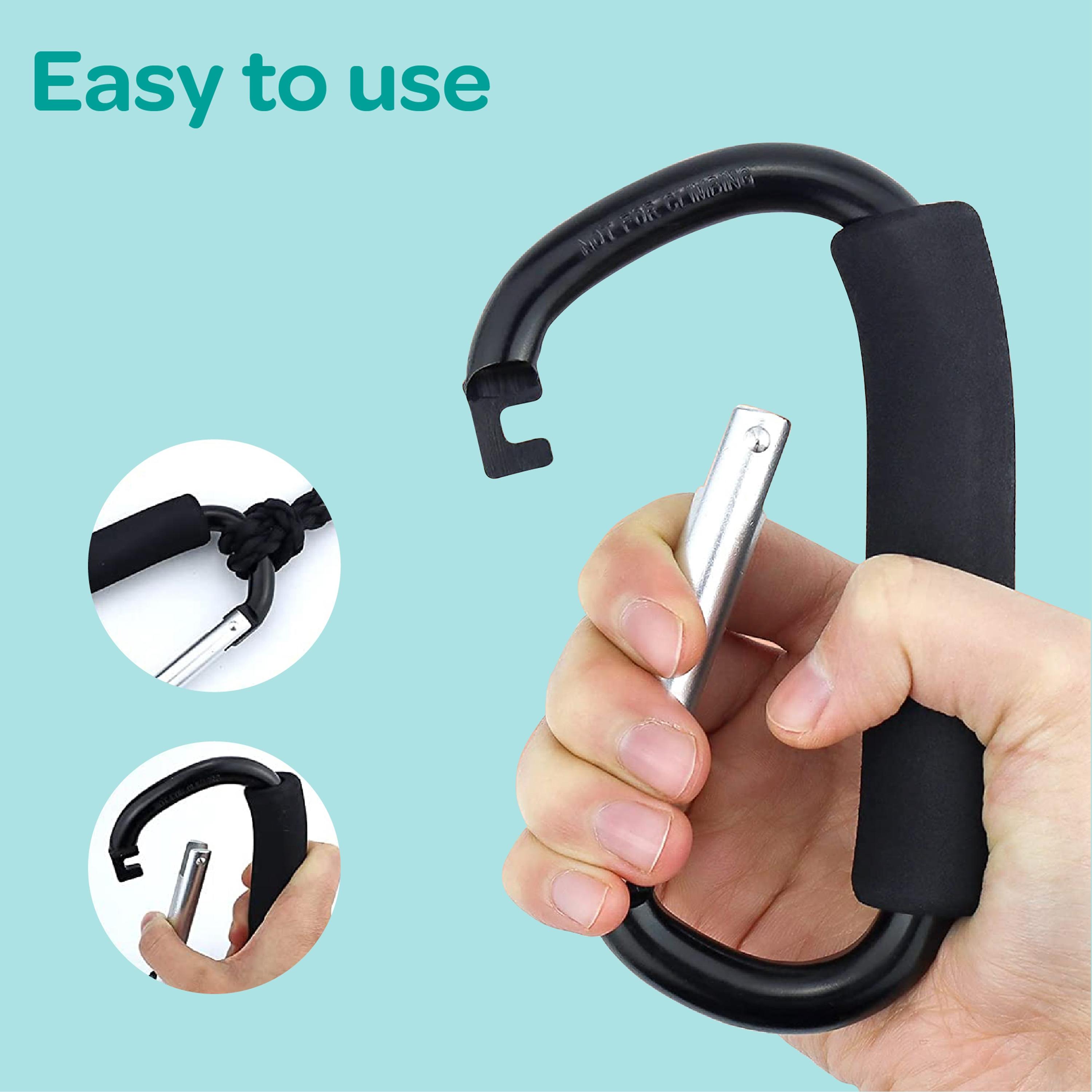 Moon Handsfree Baby Stroller Hook, Black-baby-gear-strollersandprams-accessories-image-3