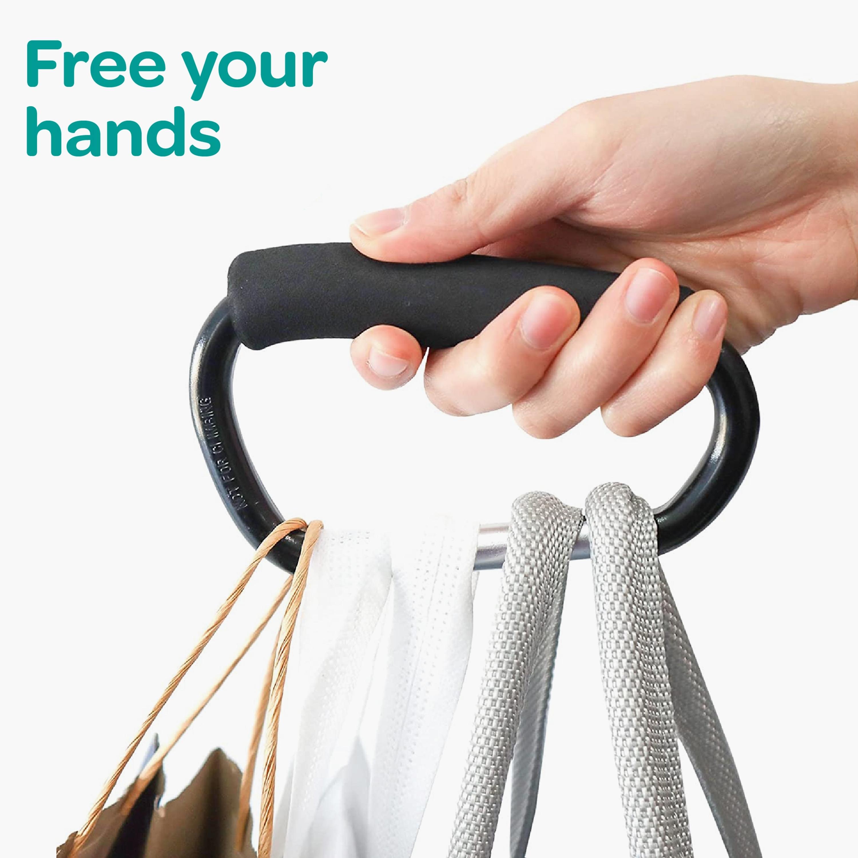 Moon Handsfree Baby Stroller Hook, Black-baby-gear-strollersandprams-accessories-image-4