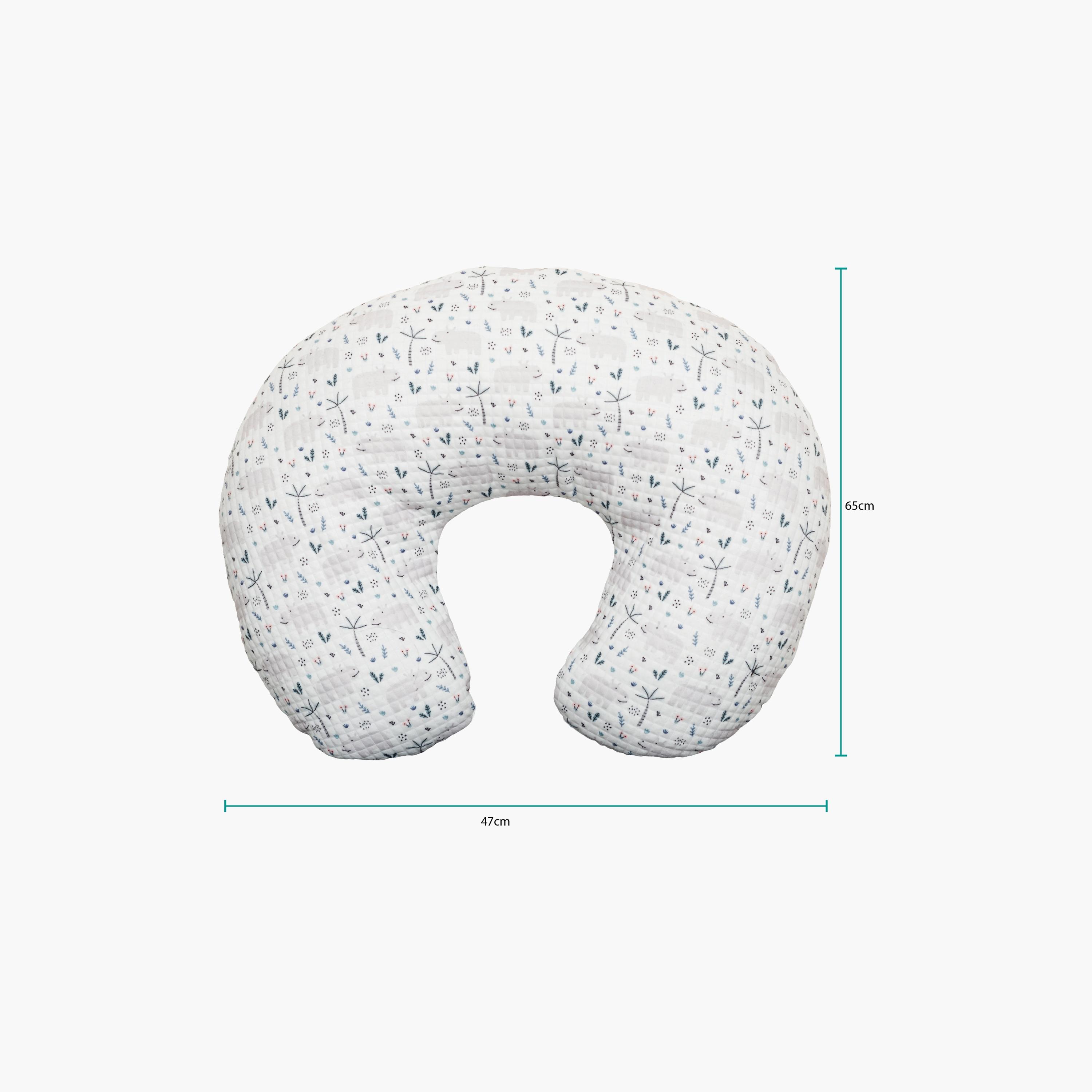 Moon Portable Nursing Pillow With Washable Cover, Hippo-baby-maternalcare-pregnancypillows-image-2