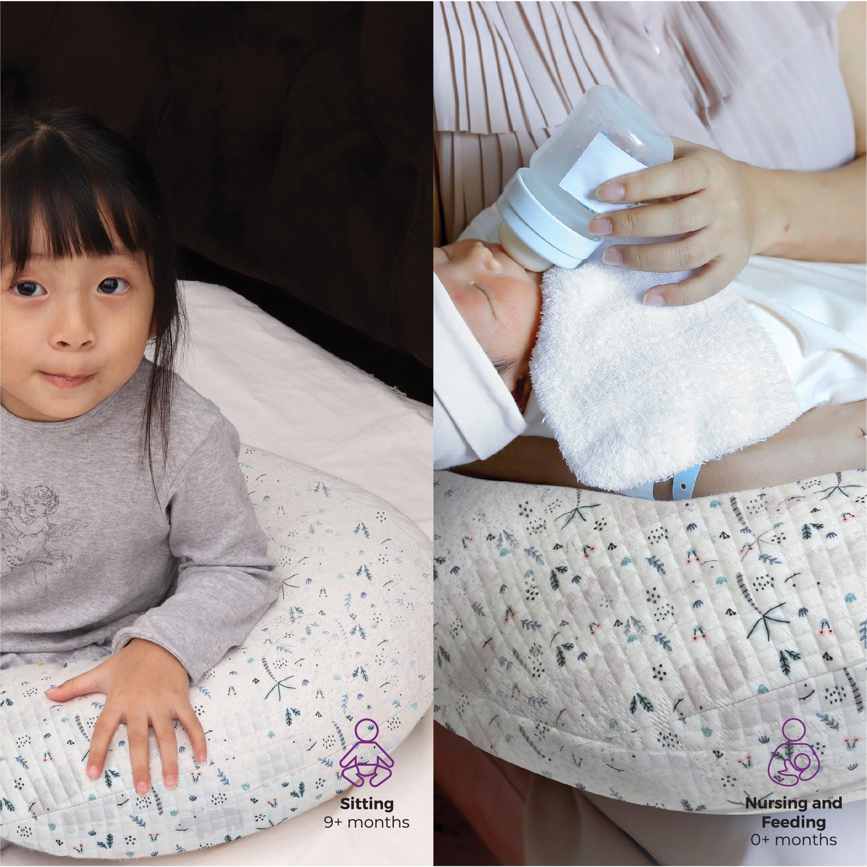 Moon Portable Nursing Pillow With Washable Cover, Hippo-baby-maternalcare-pregnancypillows-image-4
