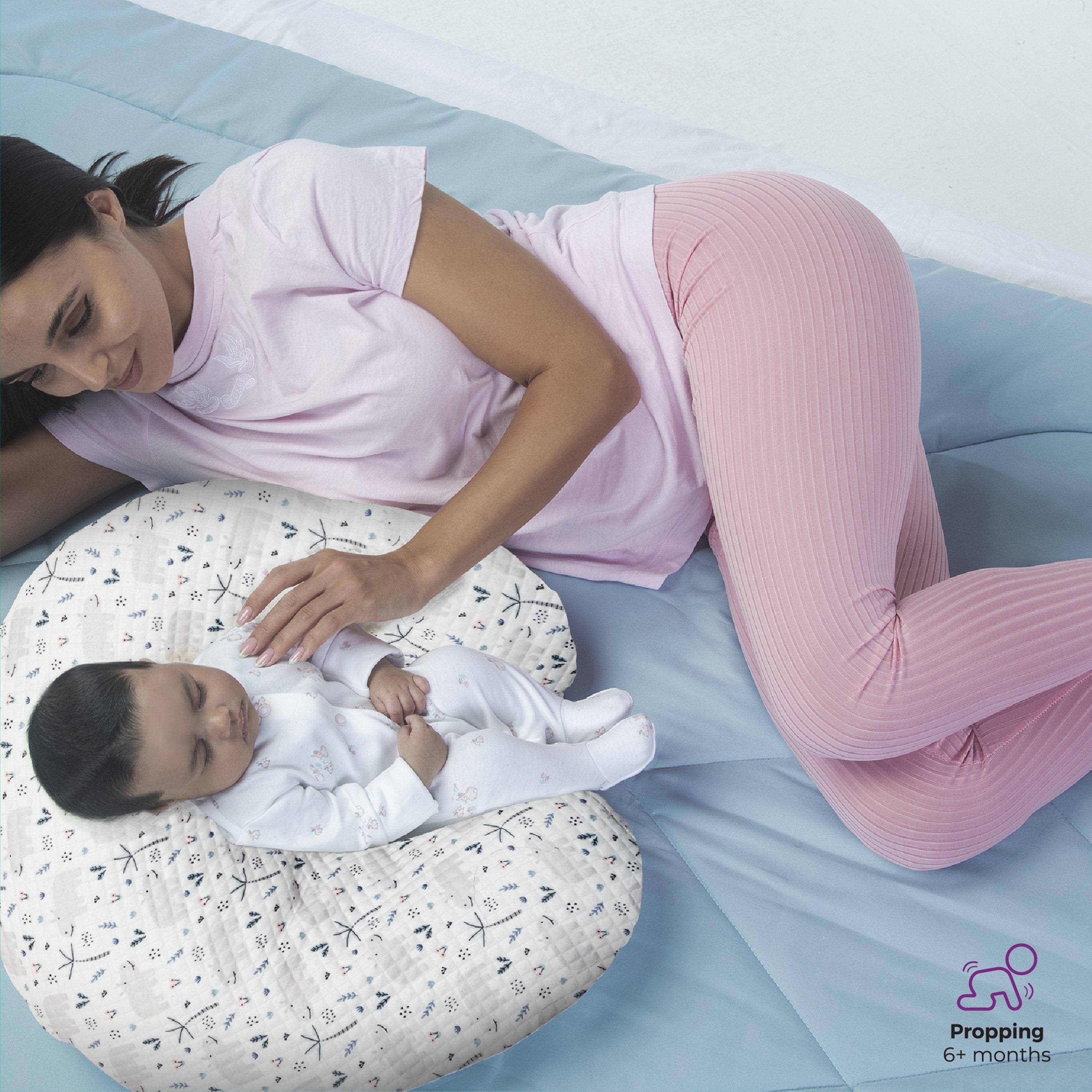 Moon Portable Nursing Pillow With Washable Cover, Hippo-baby-maternalcare-pregnancypillows-image-5