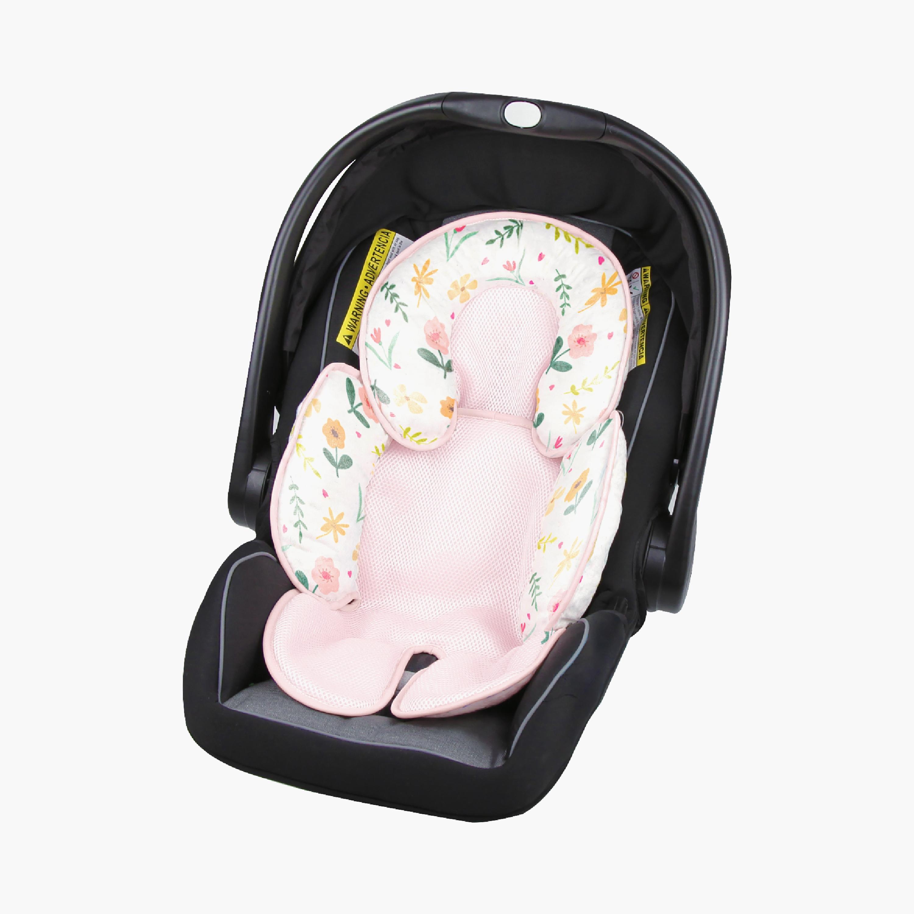 وسادة سيارة لدعم الأطفال حديثي الولادة من موون، زهور-baby-gear-carseats-image-1