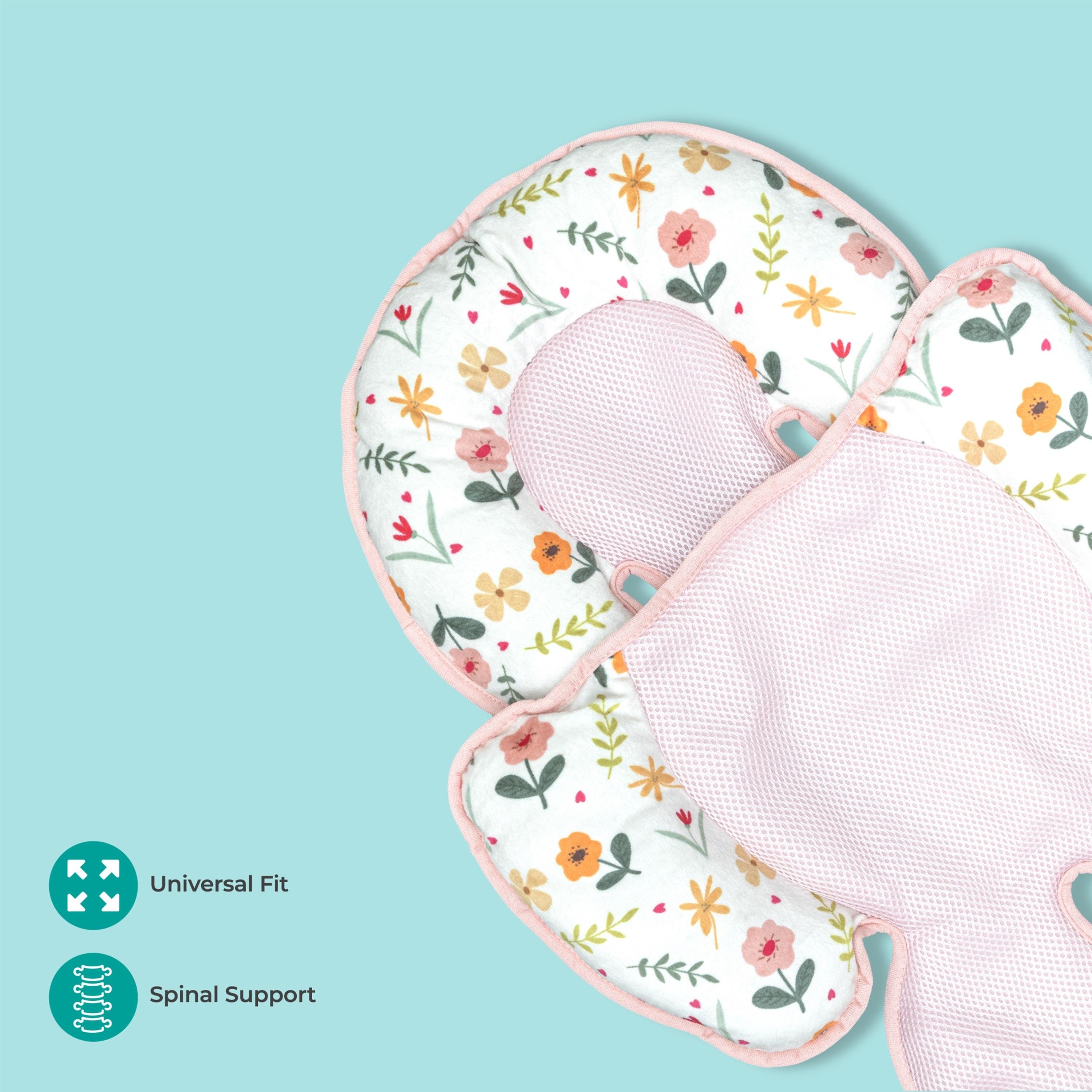 وسادة سيارة لدعم الأطفال حديثي الولادة من موون، زهور-baby-gear-carseats-image-5