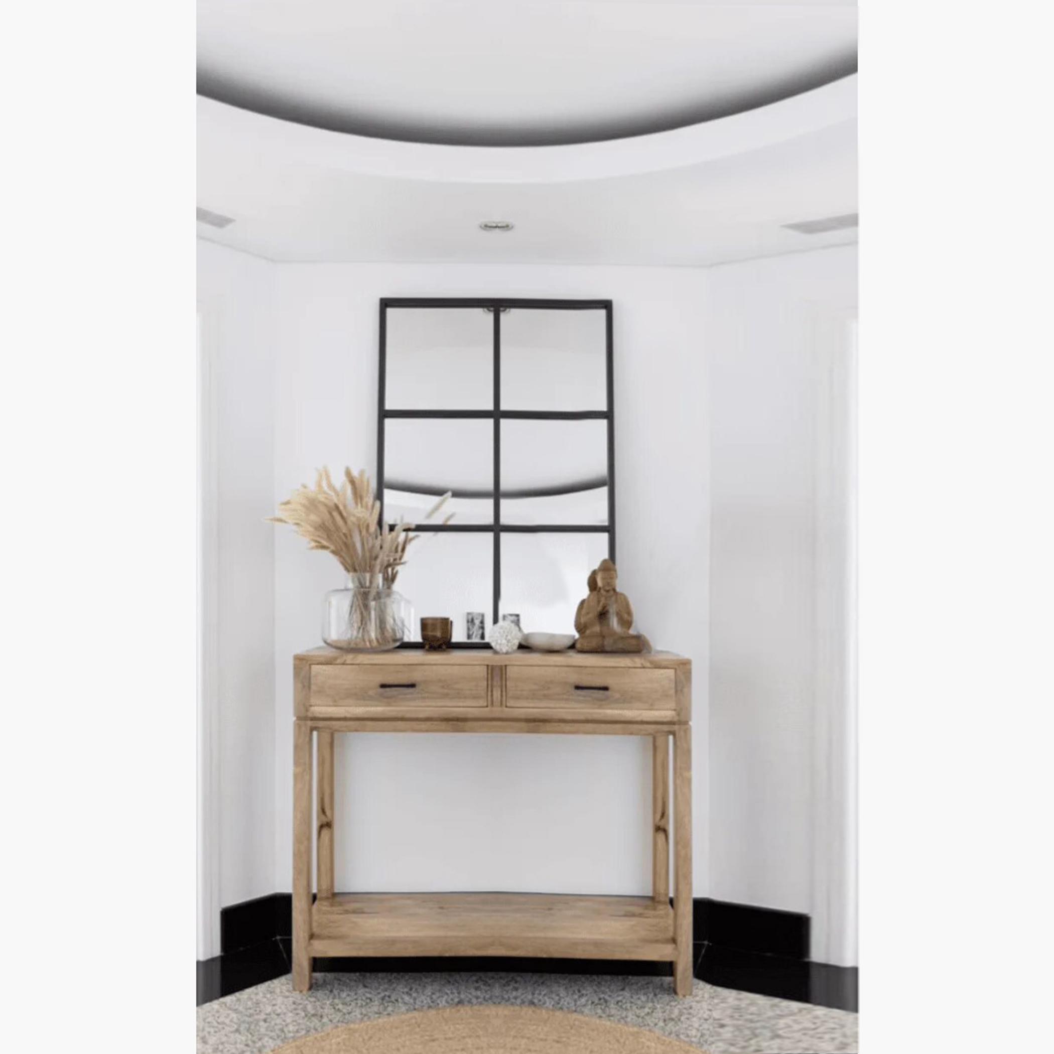 HomeKode Antique Wooden Desk Console Table