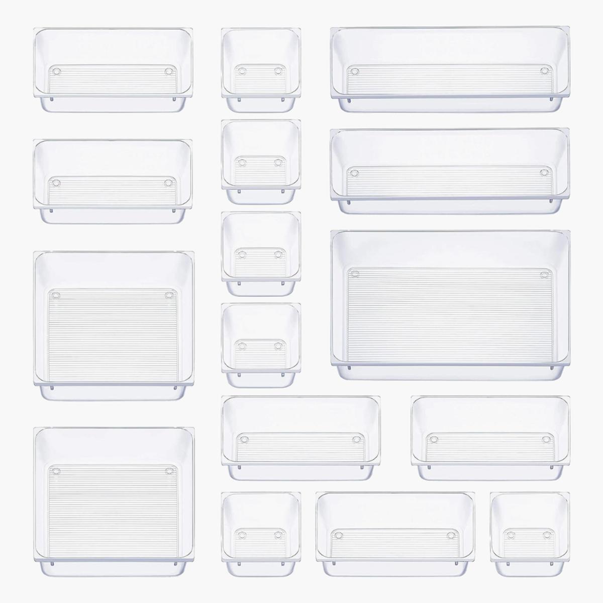 Quesera 16-Piece Drawer Organizer Set