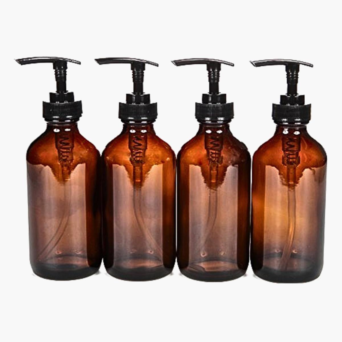 Quesera 4-Piece Glass Bottle Set - 500 ml