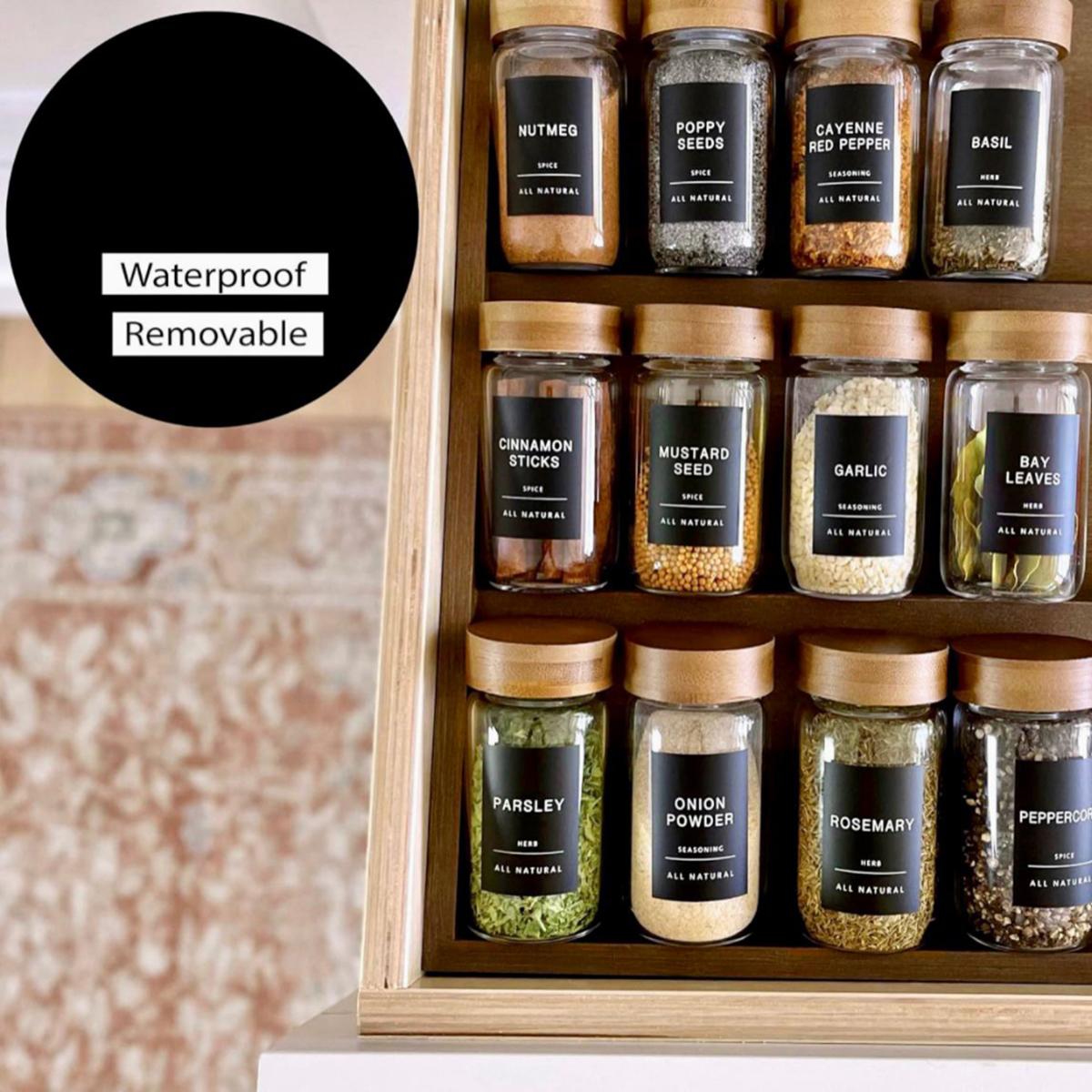 Quesera Spice Jar Label - Set of 140