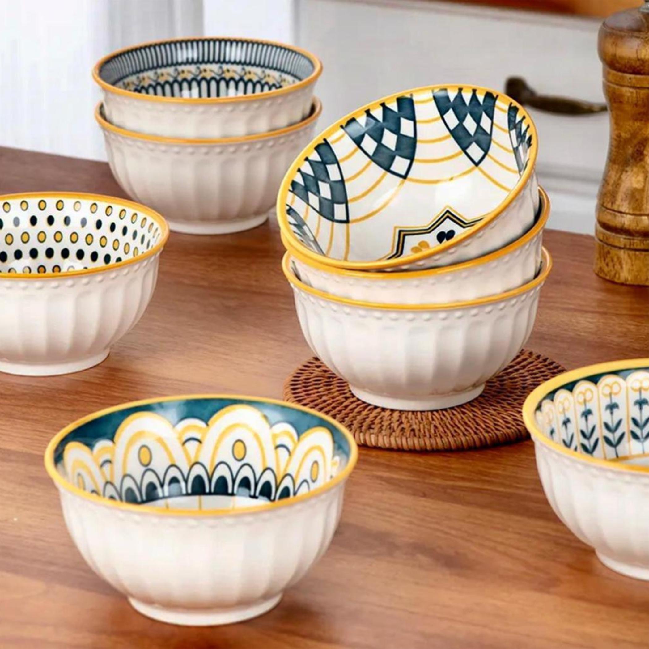 Quesera 6-Piece Ceramic Bowl Set