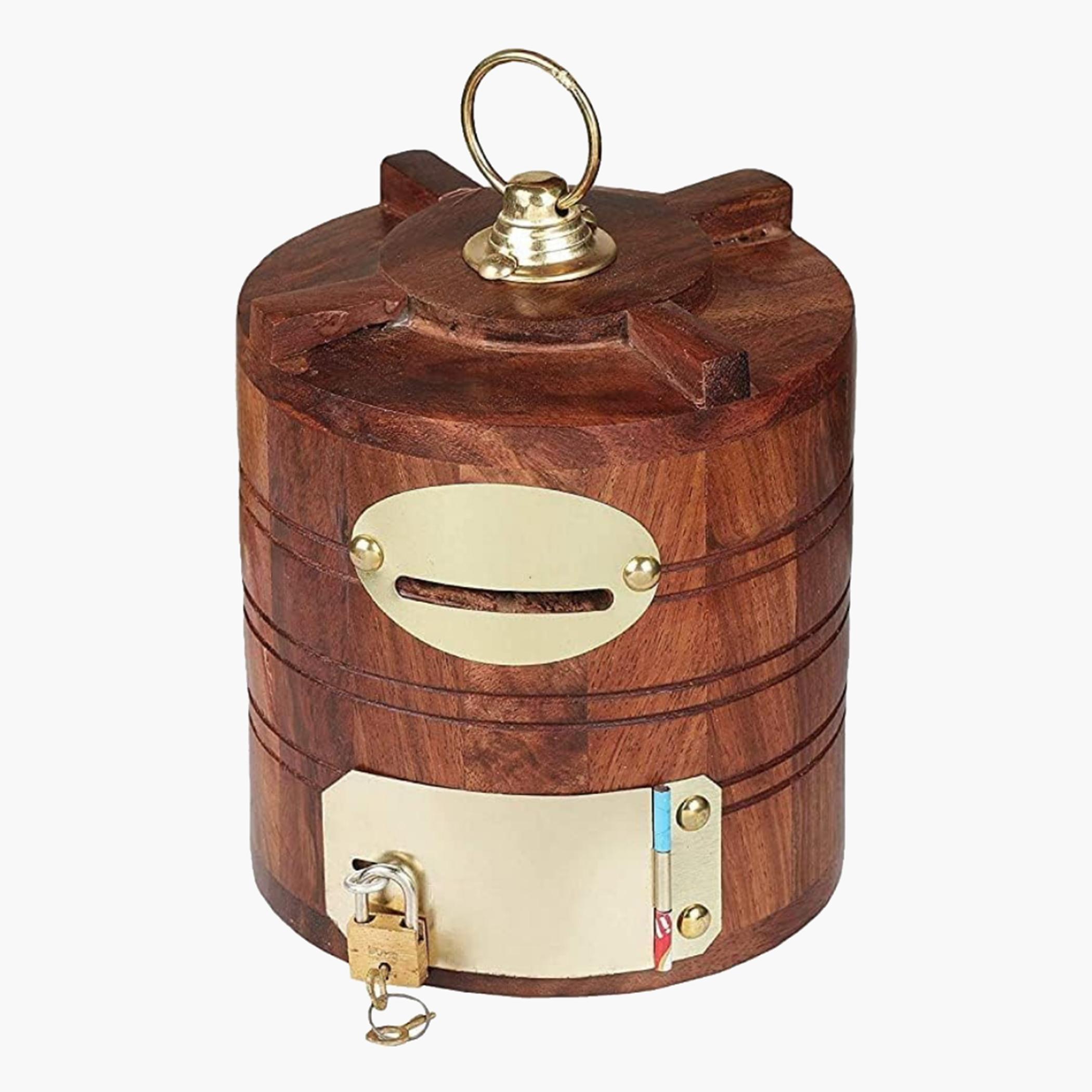 Quesera Wooden Money Box