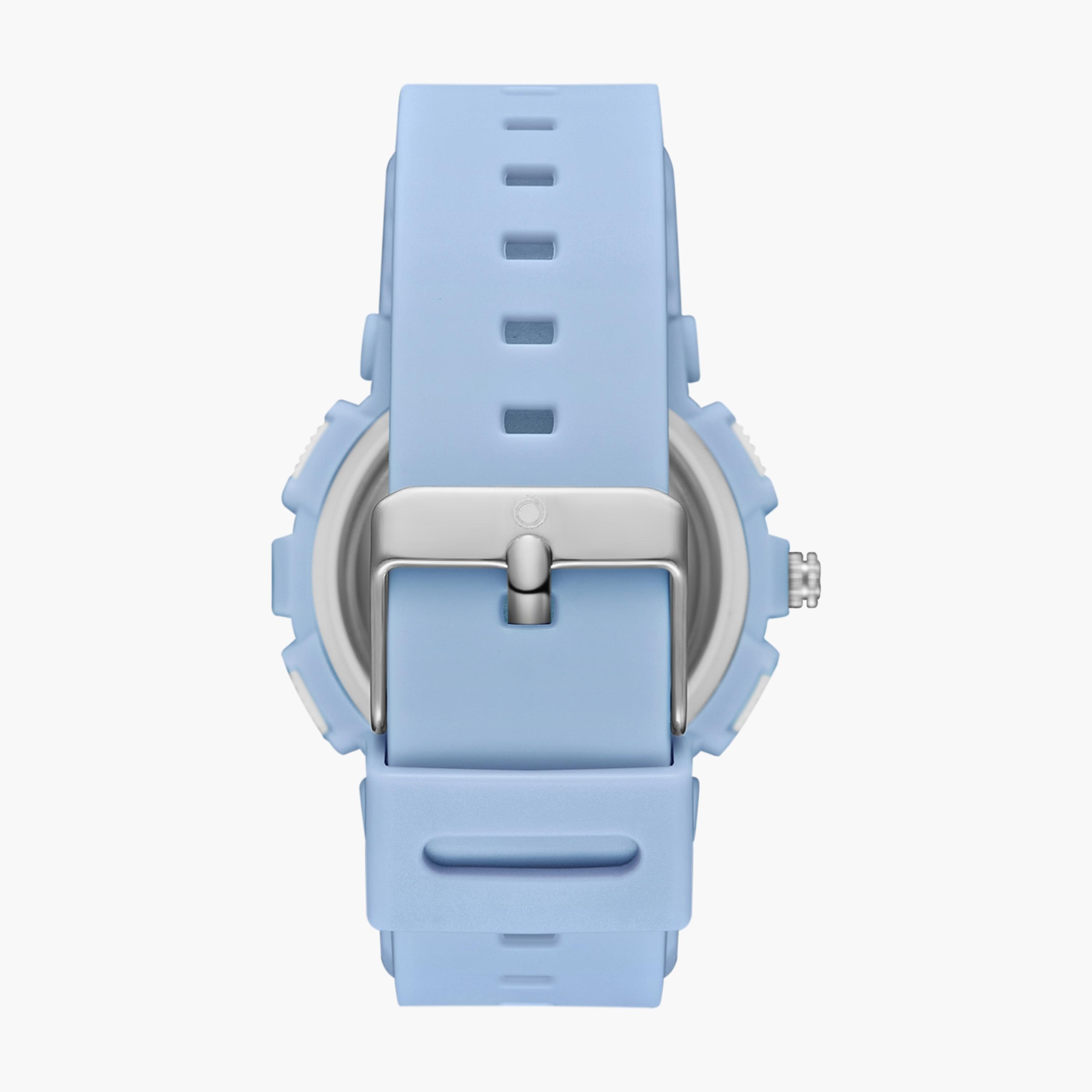 Astro Kids Light Blue Analog-Digital Silicone Strap Watch | A23818-PPLL-girls-accessories-watches-image-3