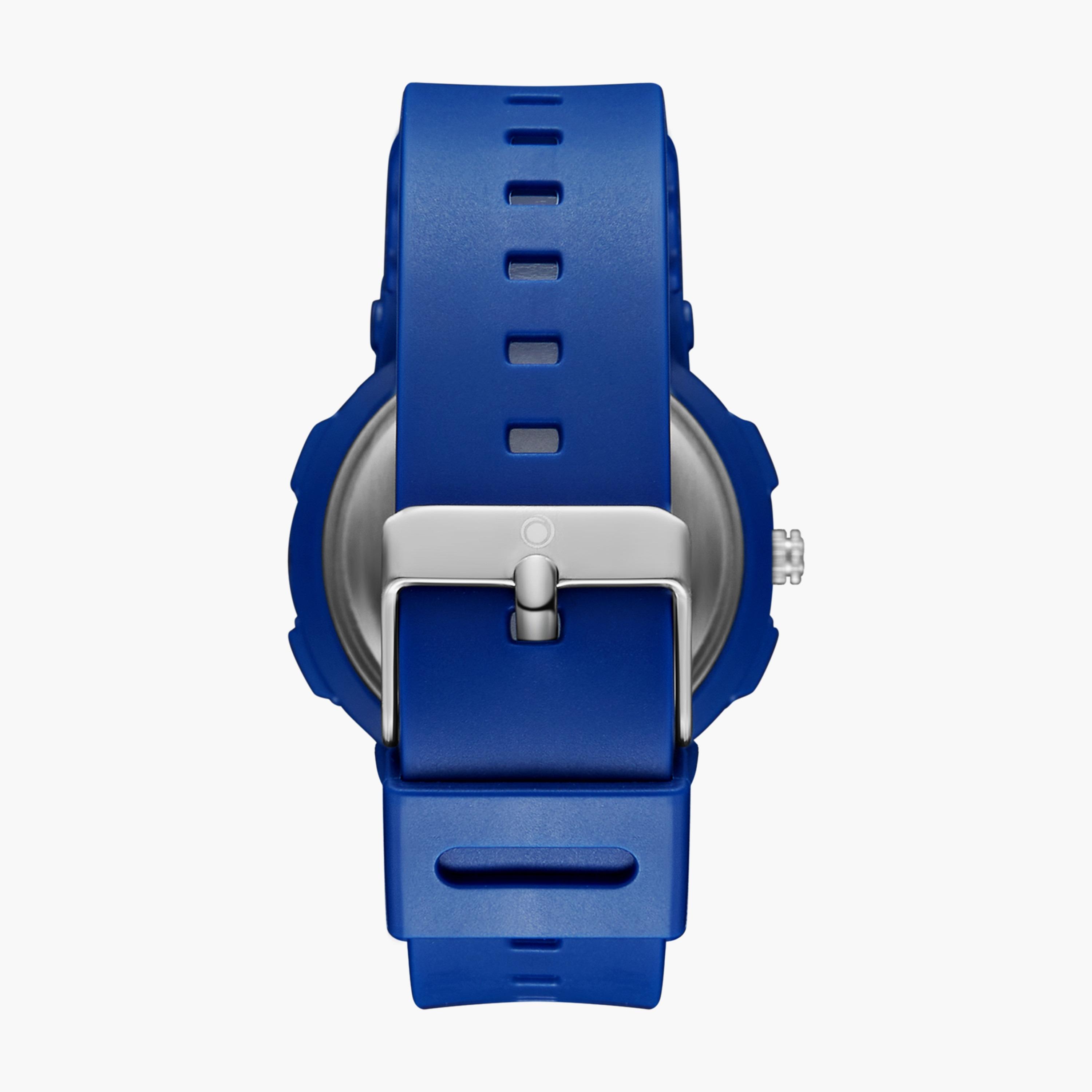 A23819-PPNN | ساعة رقمية ذات انالوج للأطفال بسوار سيليكون بلون ازرق من أسترو-girls-accessories-watches-image-3