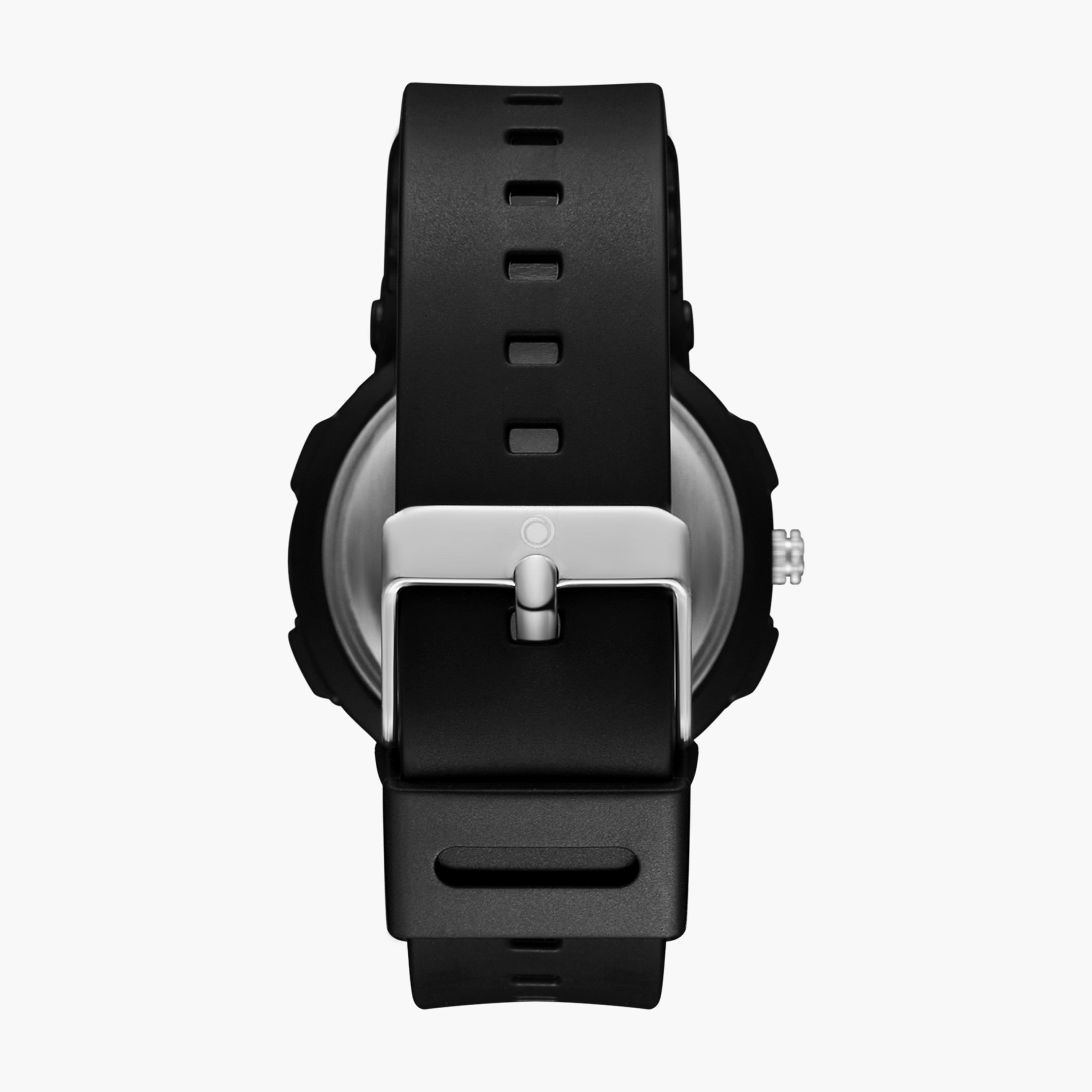 Astro Kids Black Analog-Digital Silicone Strap Watch | A23819-PPBB-girls-accessories-watches-image-3