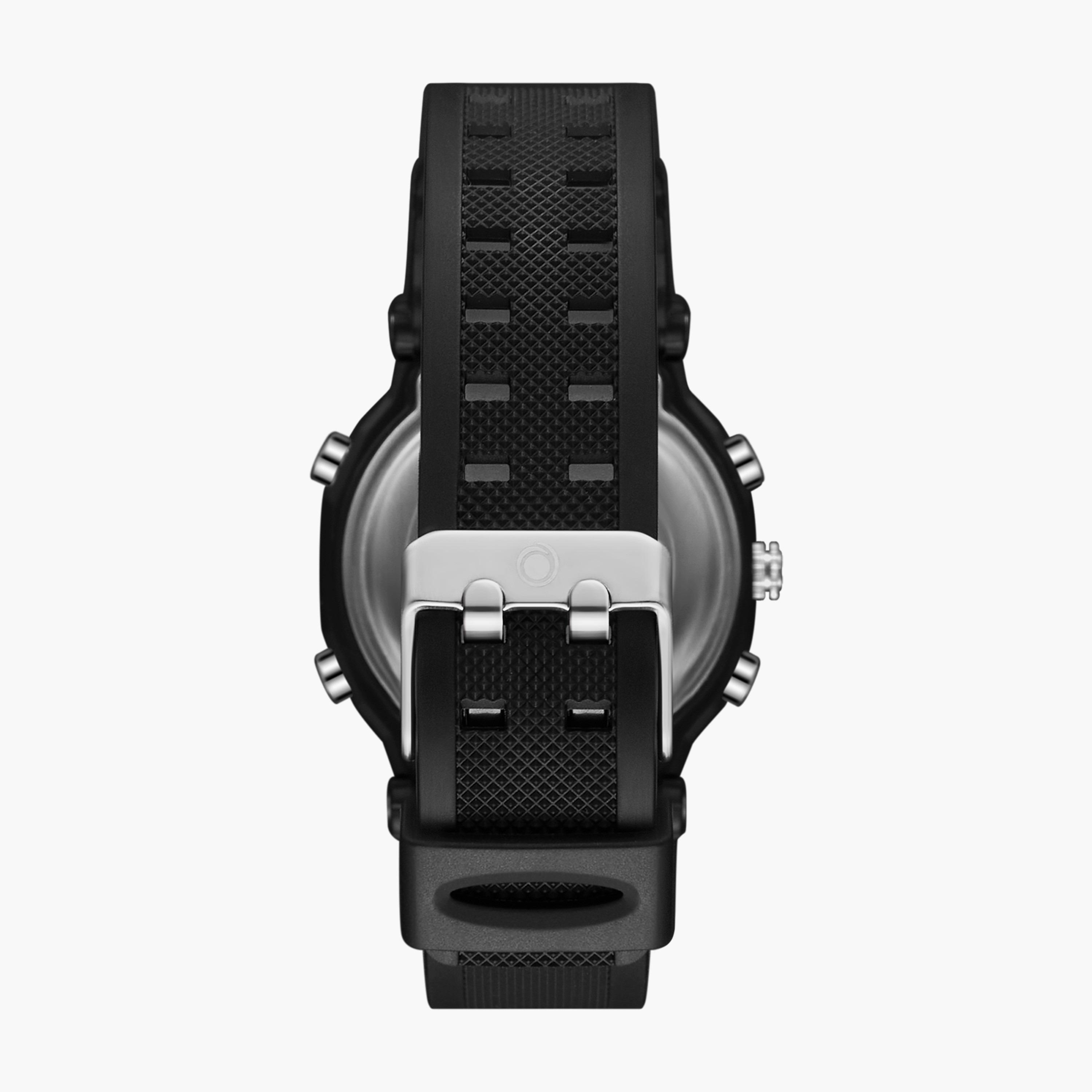 A23820-PPBB | ساعة رقمية ذات انالوج للأطفال بسوار سيليكون بلون اسود من أسترو-girls-accessories-watches-image-3