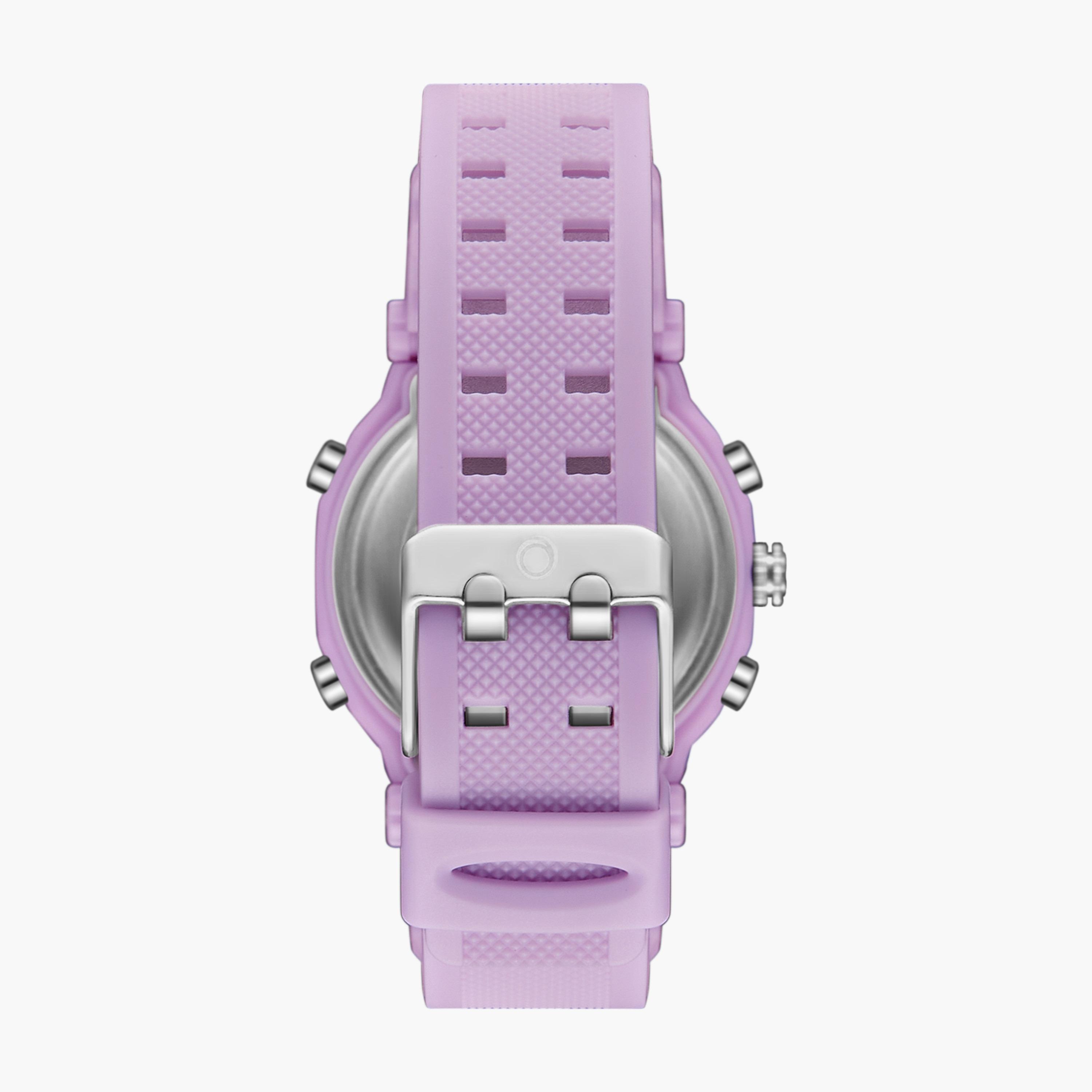 A23820-PPPP | ساعة رقمية ذات انالوج للأطفال بسوار سيليكون بلون وردي من أسترو-girls-accessories-watches-image-3