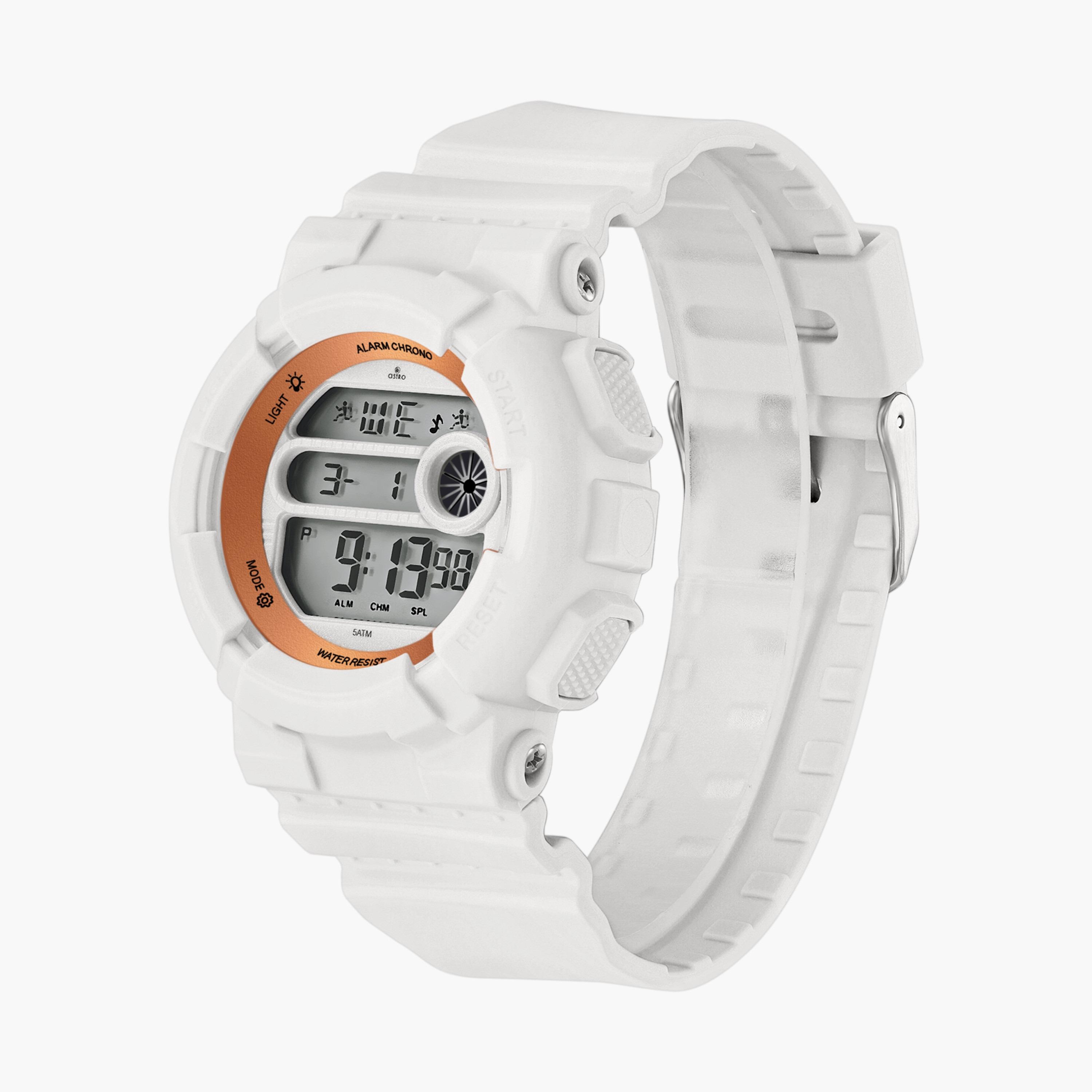 A23921-PPWW | ساعة رقمية للأطفال بسوار سيليكون بلون ابیض من أسترو-girls-accessories-watches-image-2
