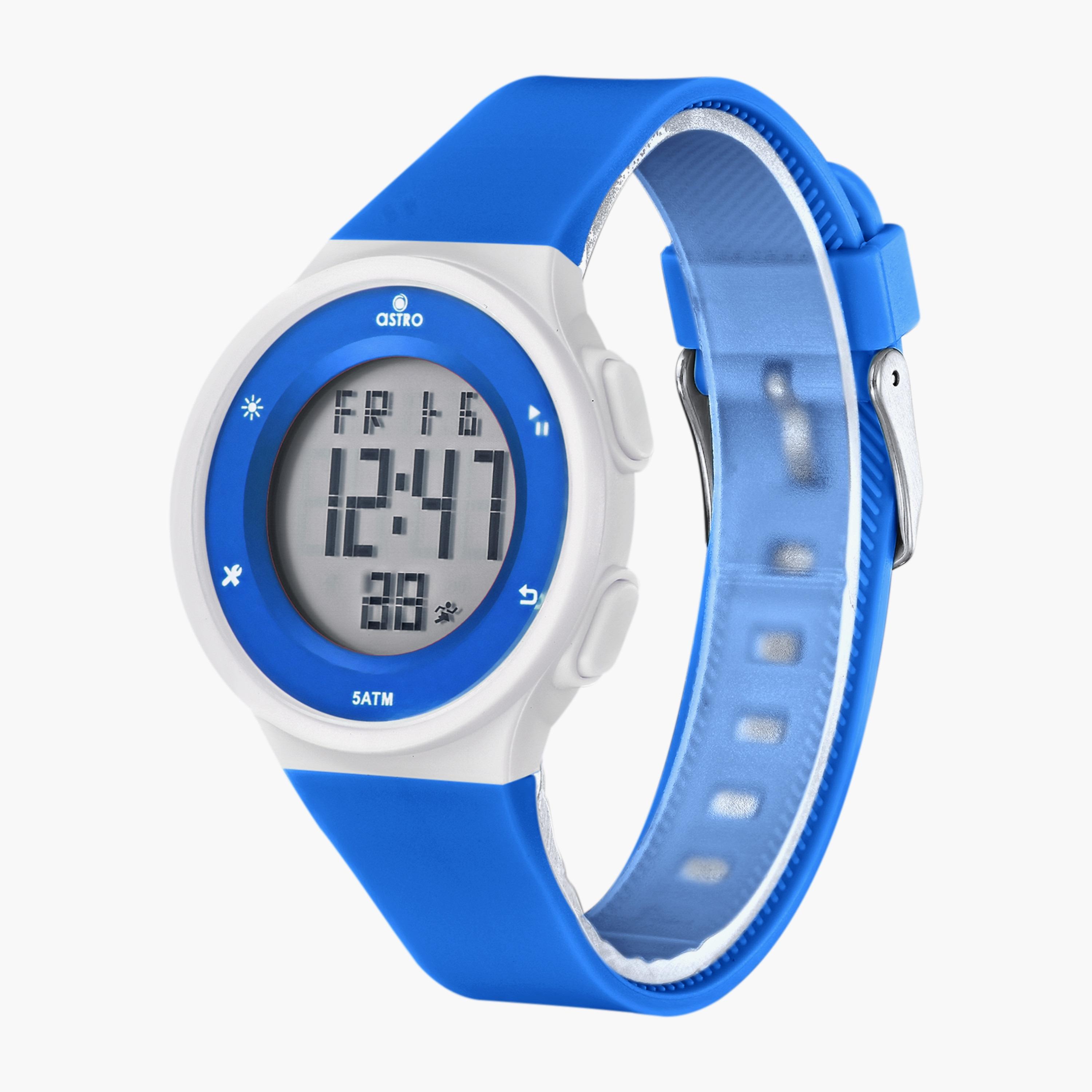A23924-PPNN | ساعة رقمية للأطفال بسوار سيليكون بلون أزرق من أسترو-girls-accessories-watches-image-2