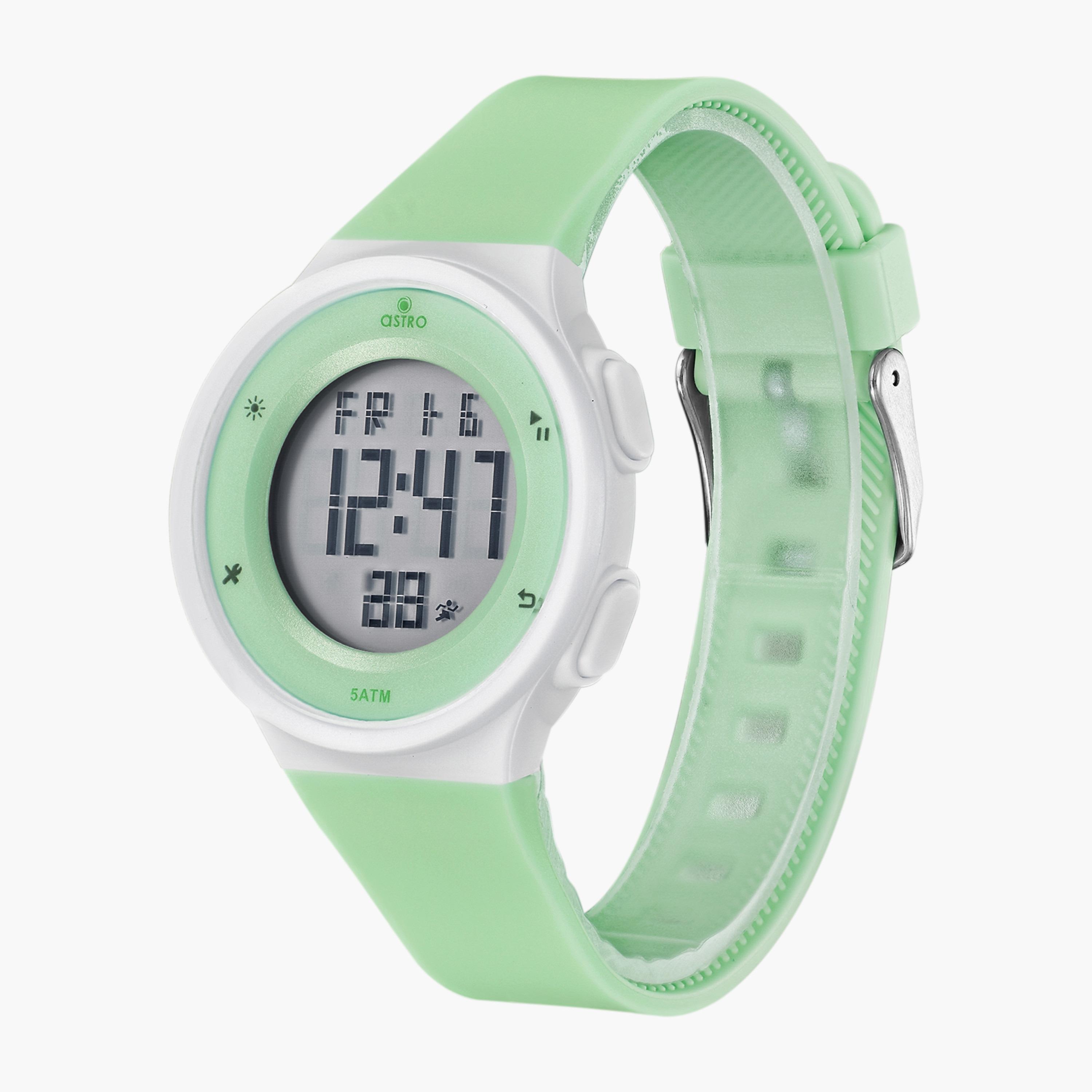 A23924-PPGG | ساعة رقمية للأطفال بسوار سيليكون بلون اخضر من أسترو-girls-accessories-watches-image-2